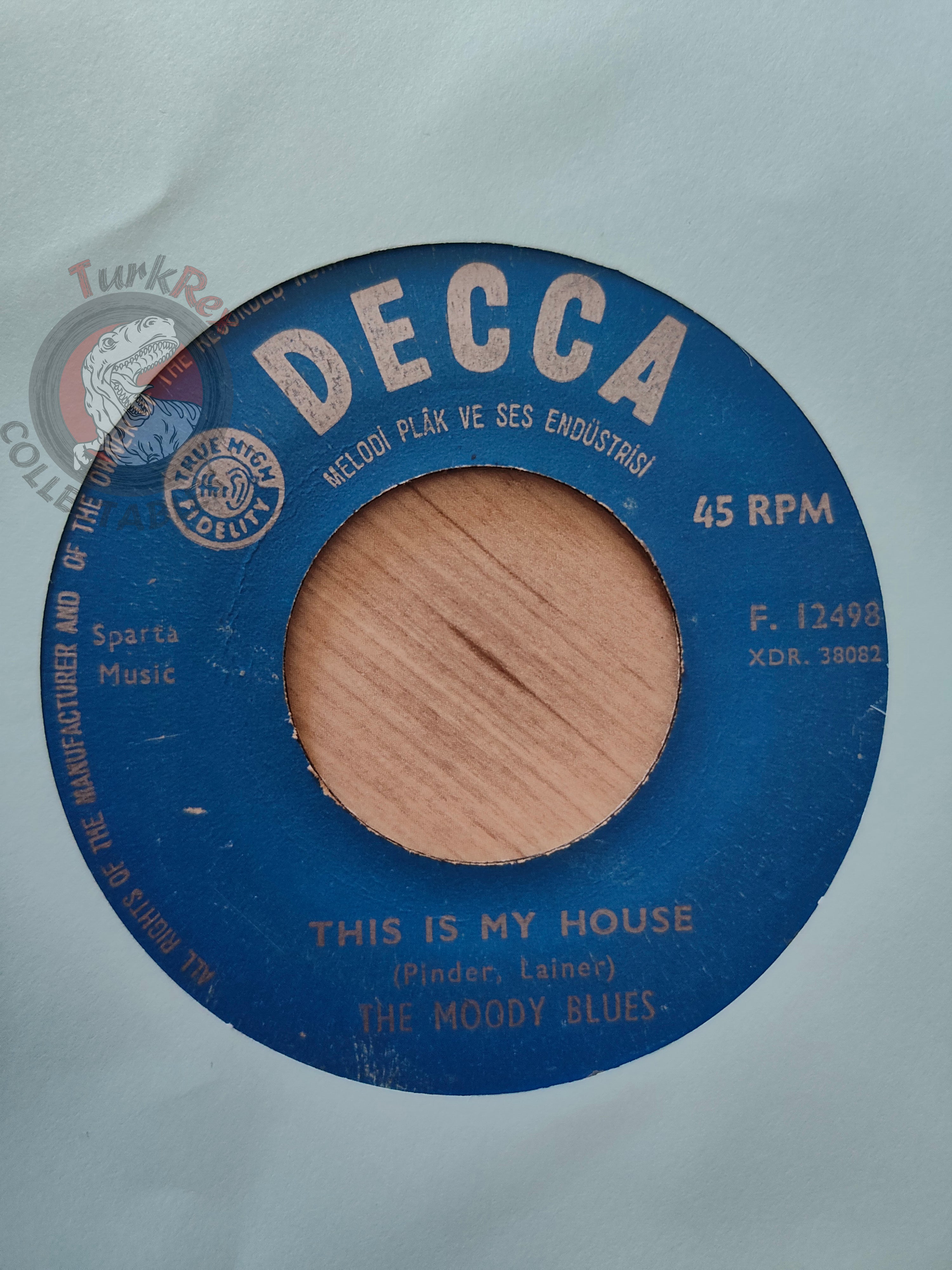 The Moody Blues – Boulevard De La Madelaine 7" Turkish Pressing Vinyl Turkey Edition