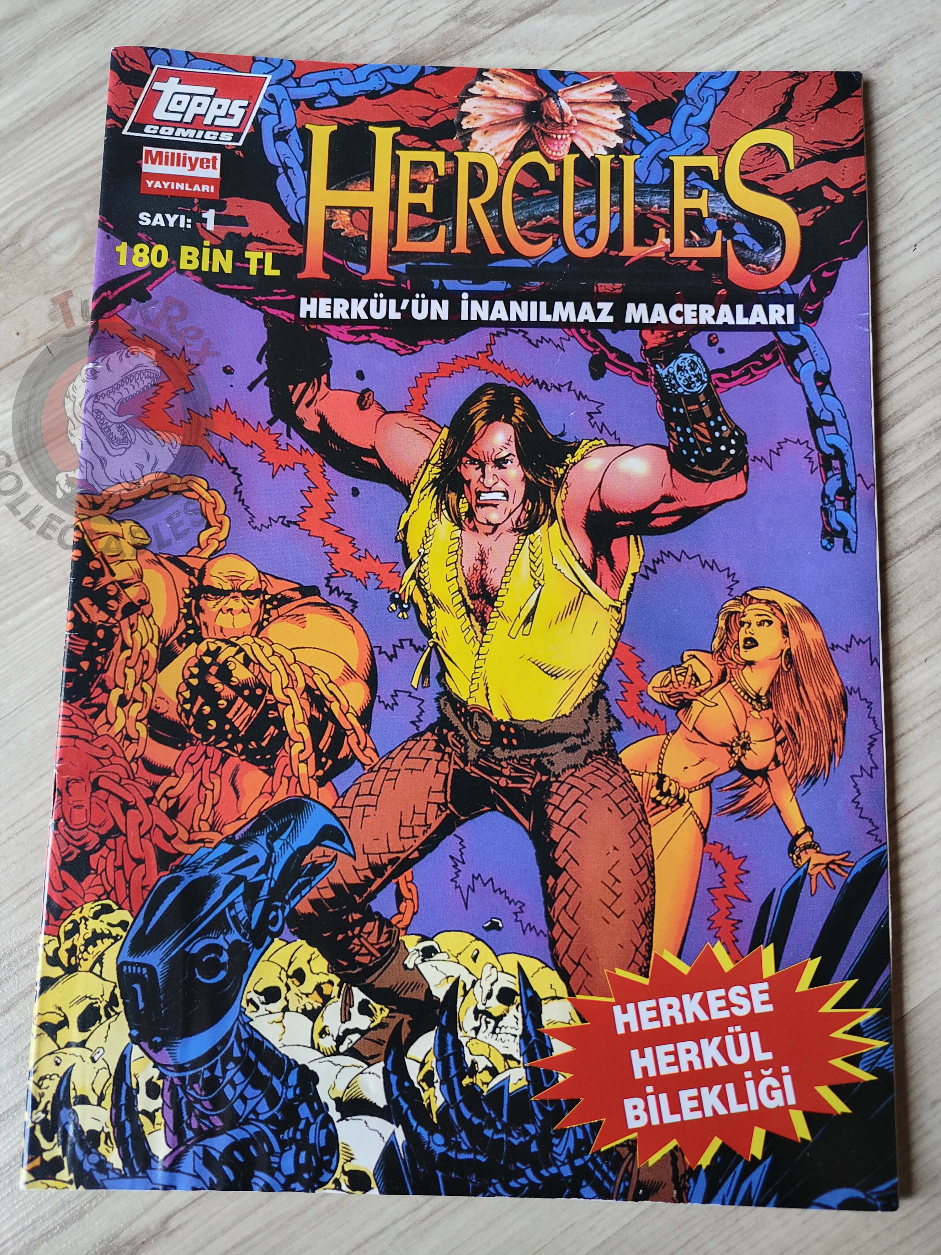 Hercules: The Legendary Journeys #1 Turkish Comic Turkey Topps 1997