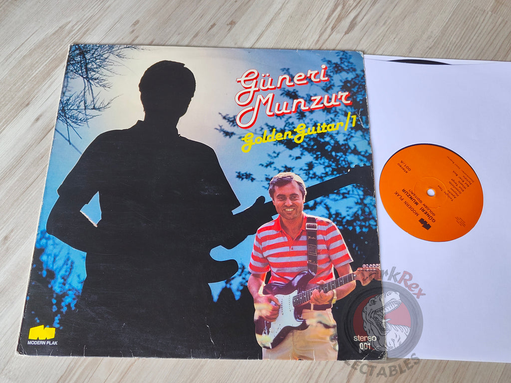 Güneri Munzur – Golden Guitar 1  Turkish Pressing Vinyl Turkey Edition