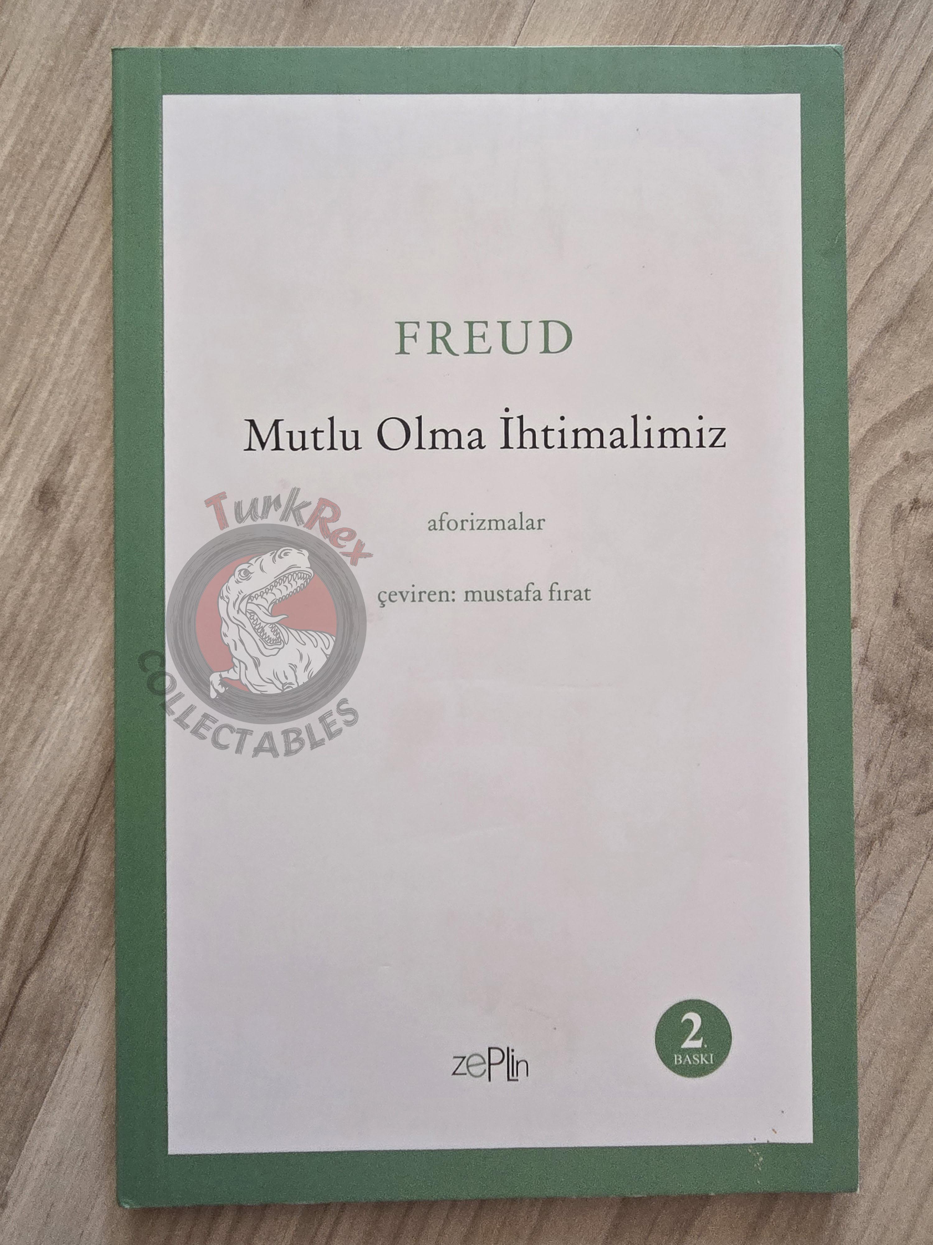 Sigmund Freud – Our Probability of Being Happy: Aphorisms 2014 Turkish Book Turkey