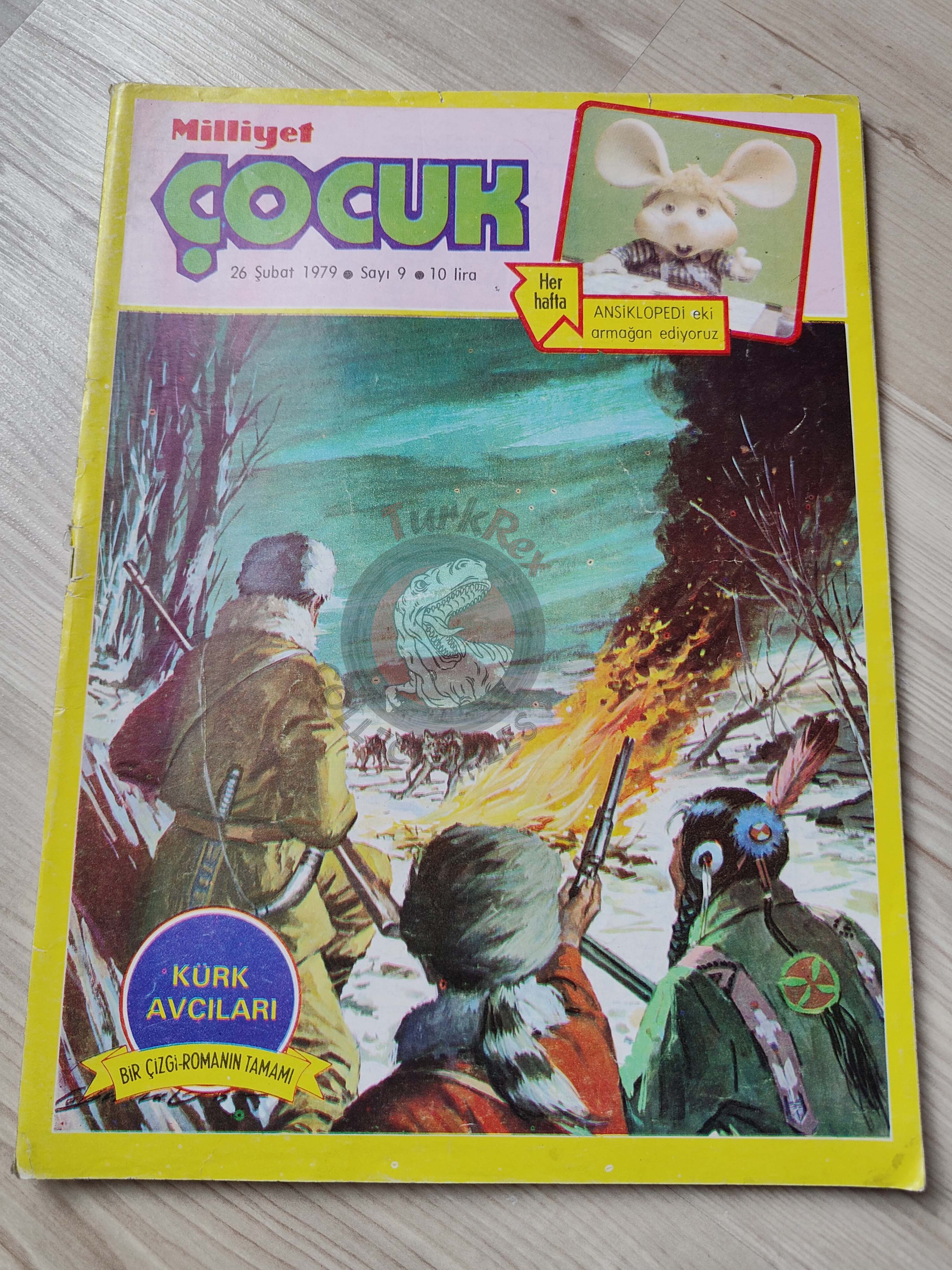 Milliyet Çocuk #9 1979 Turkish Comic Turkey Joyas Literarias Juveniles #86 Robert M. Ballantyne
