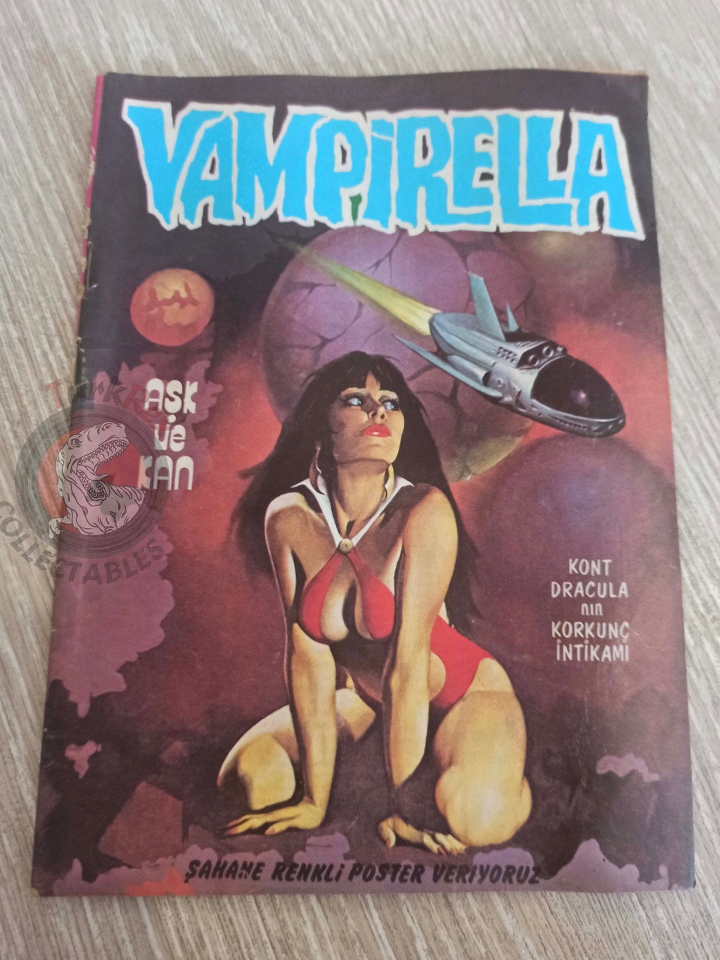 Vampirella #1 1976 Turkish Comic Turkey Warren Publishing cover #46 Dracula