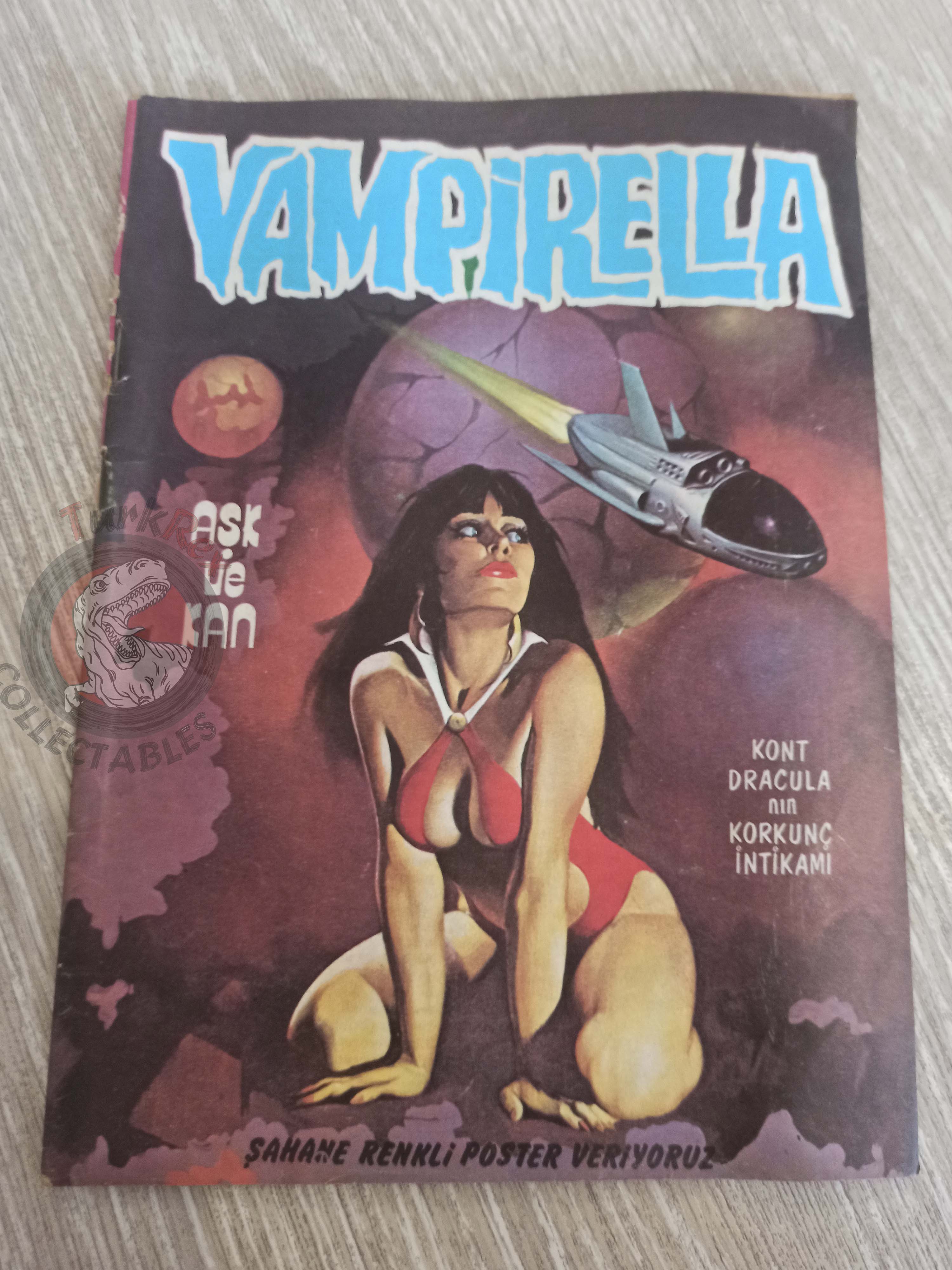 Vampirella #1 1976 Turkish Comic Turkey Warren Publishing cover #46 Dracula
