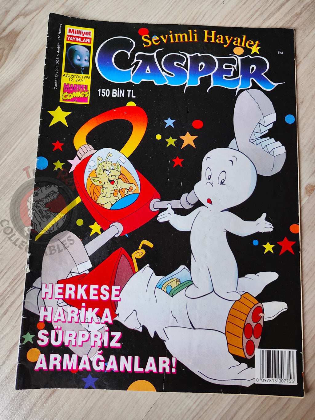 Casper the Friendly Ghost Magazine – Issue #12 1996 Turkish Comic Turkey