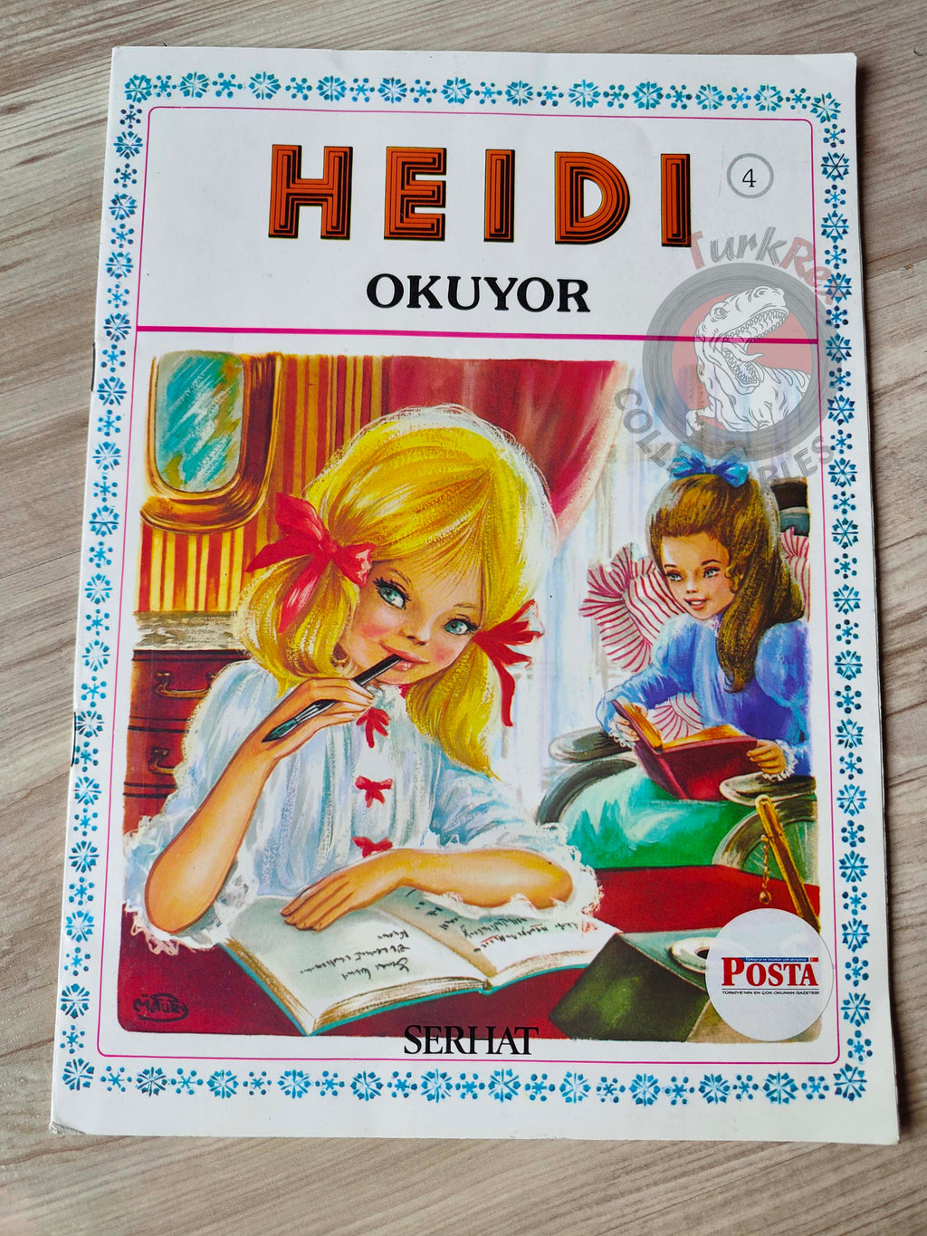 Johanna Spyri – Heidi Learns to Read and Write 1990s Turkish Book Turkey Illustrated Maury