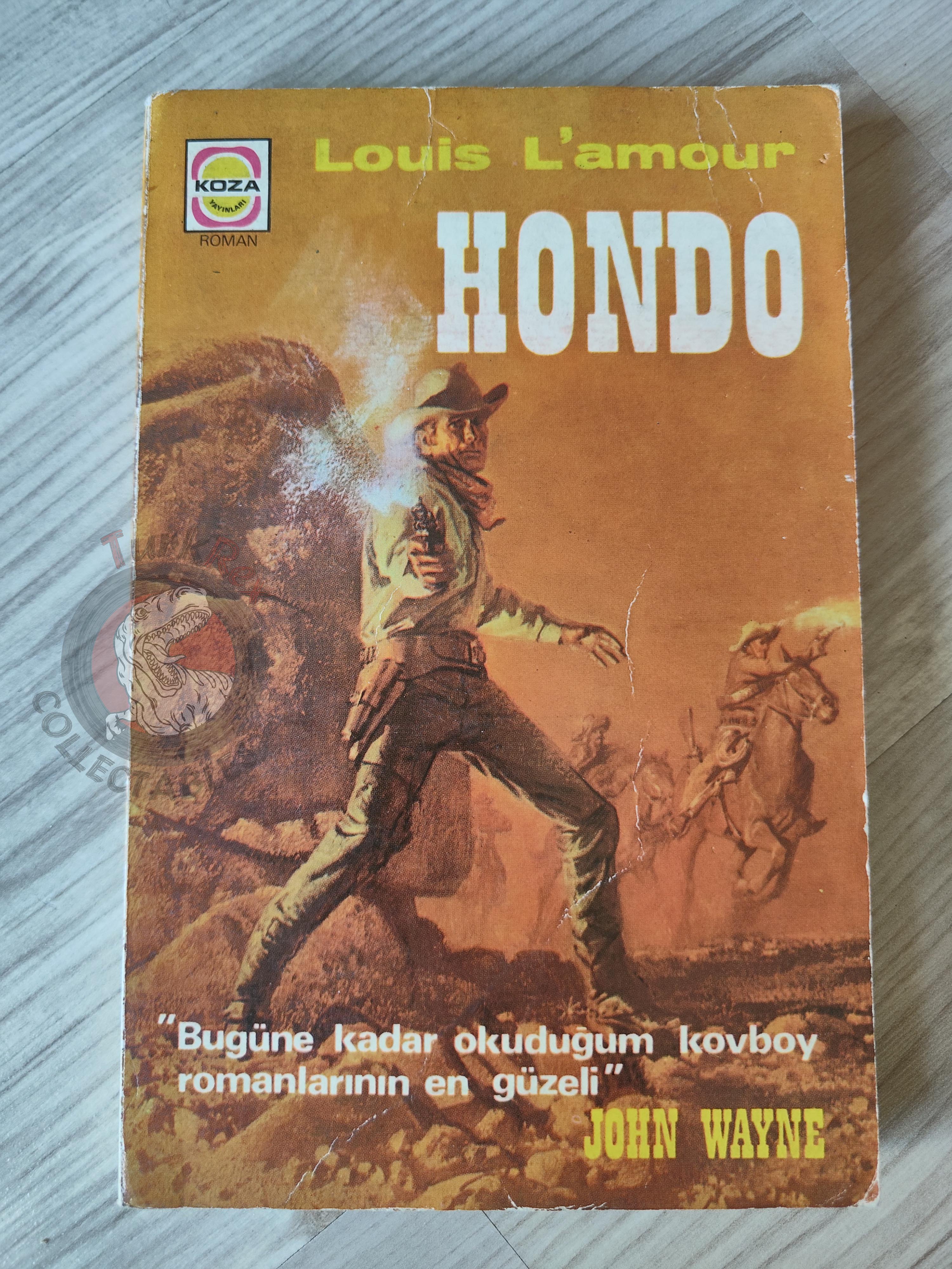 Louis L'Amour – Hondo 1973 1st Turkish Book Turkey