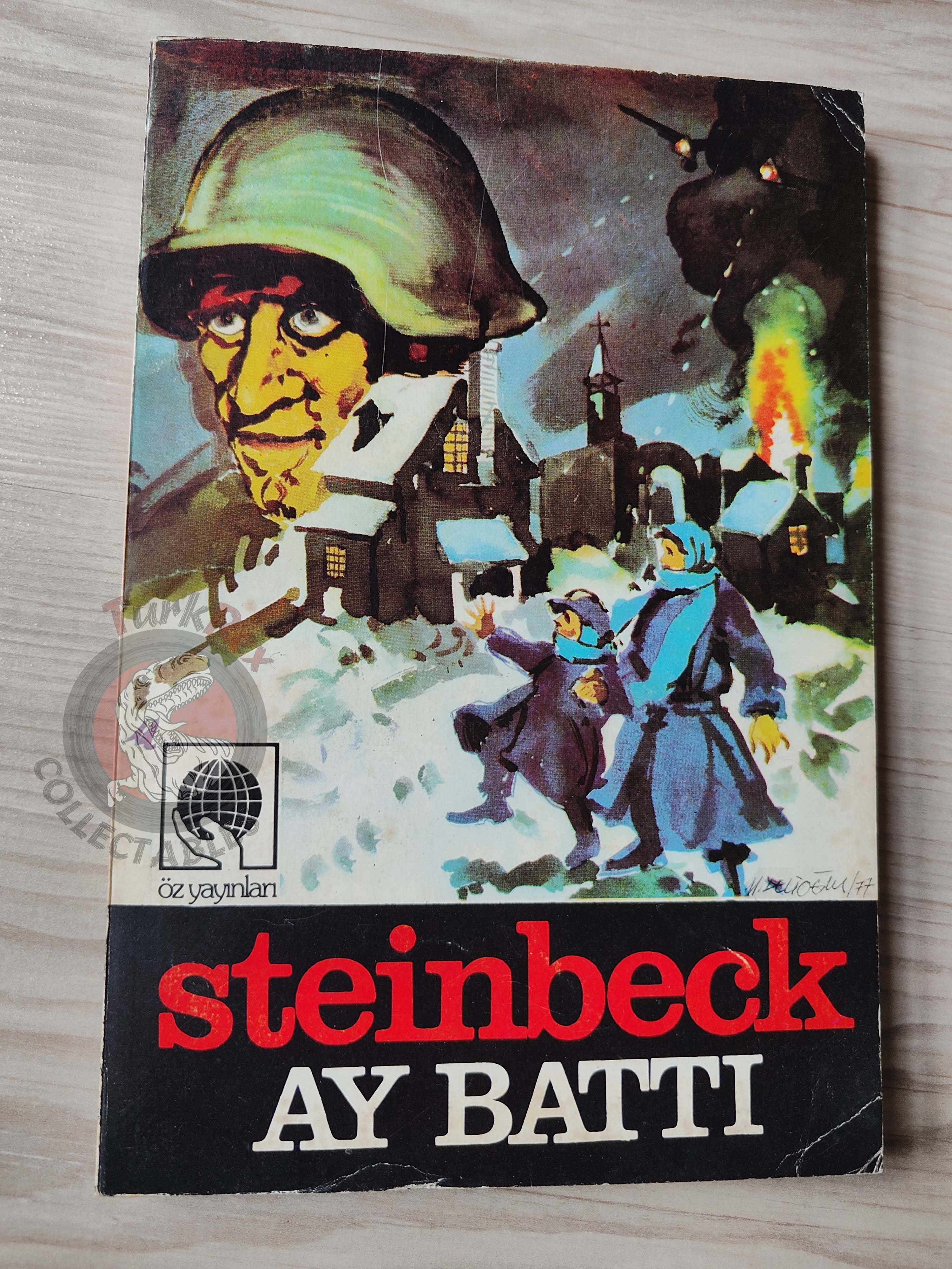 John Steinbeck – The Moon is Down 1977 Turkish Book Turkey