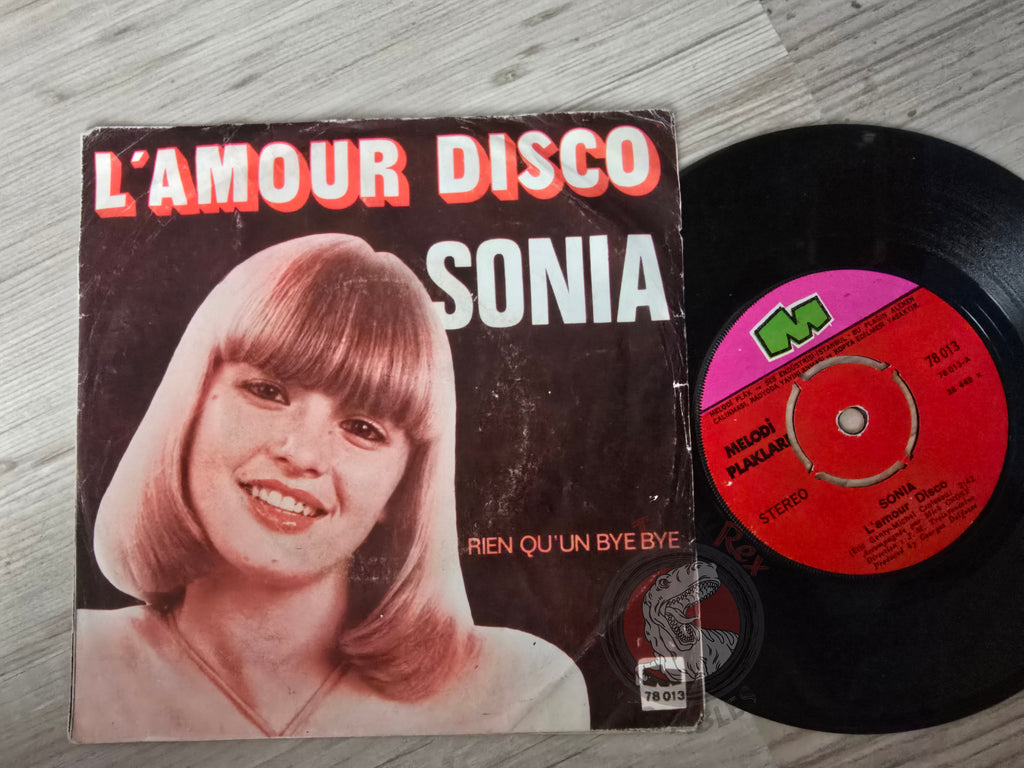 Sonia Sinclair – L'amour Disco 7" Turkish Pressing Vinyl Turkey Edition