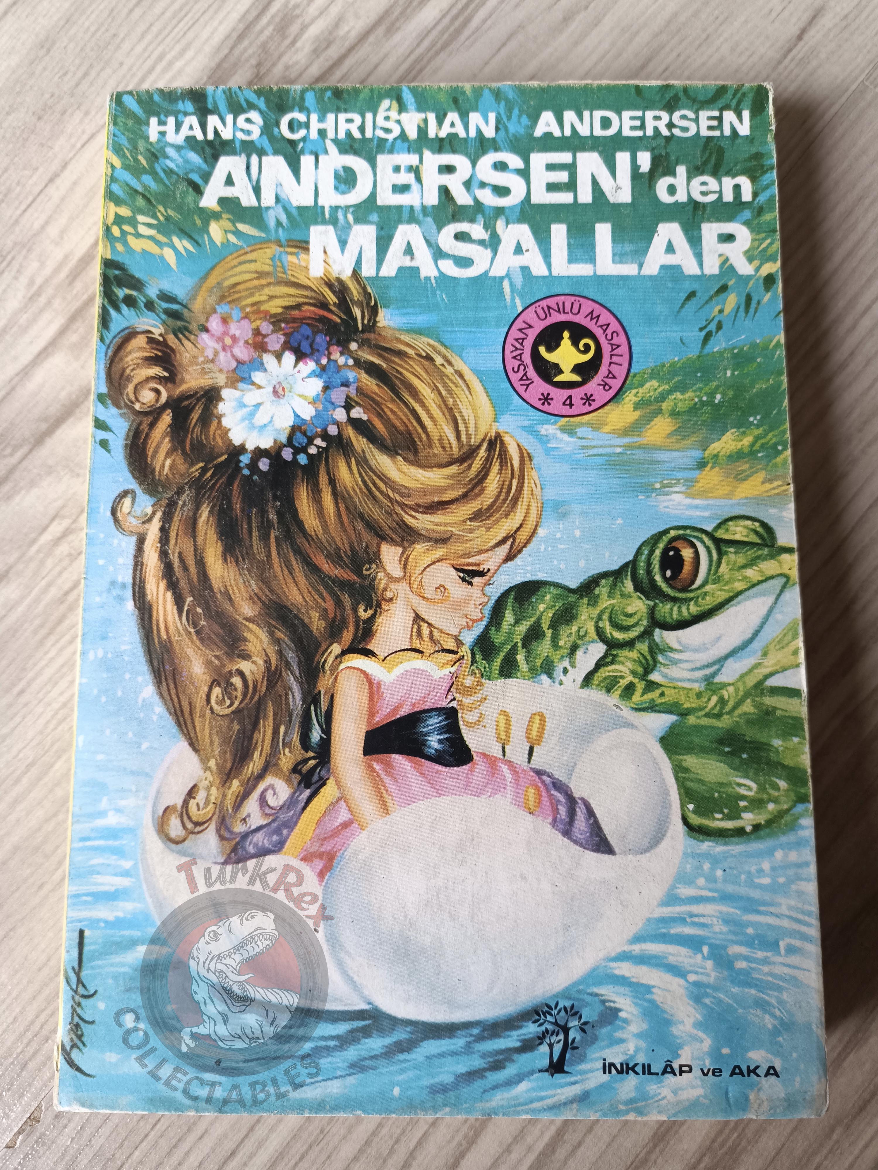 Hans Christian Andersen –  Andersen's Fairy Tales 1982 Turkish Book Turkey Illustrated