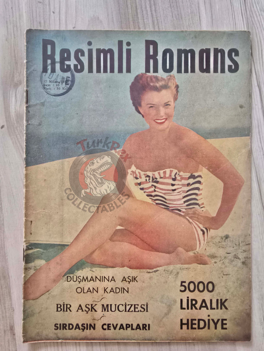 Resimli Romans 1952 Marilyn Monroe Turkish Mag Turkey Barbara Freking Hollywood