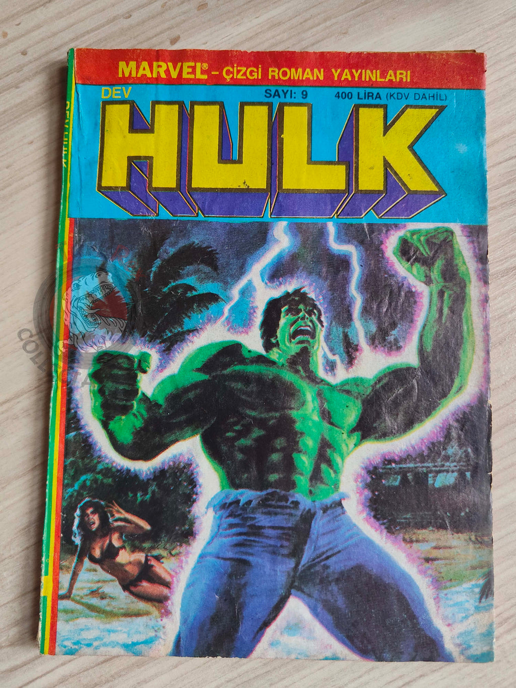 Hulk #9 1988 Turkish Comic Turkey cover #18 #130