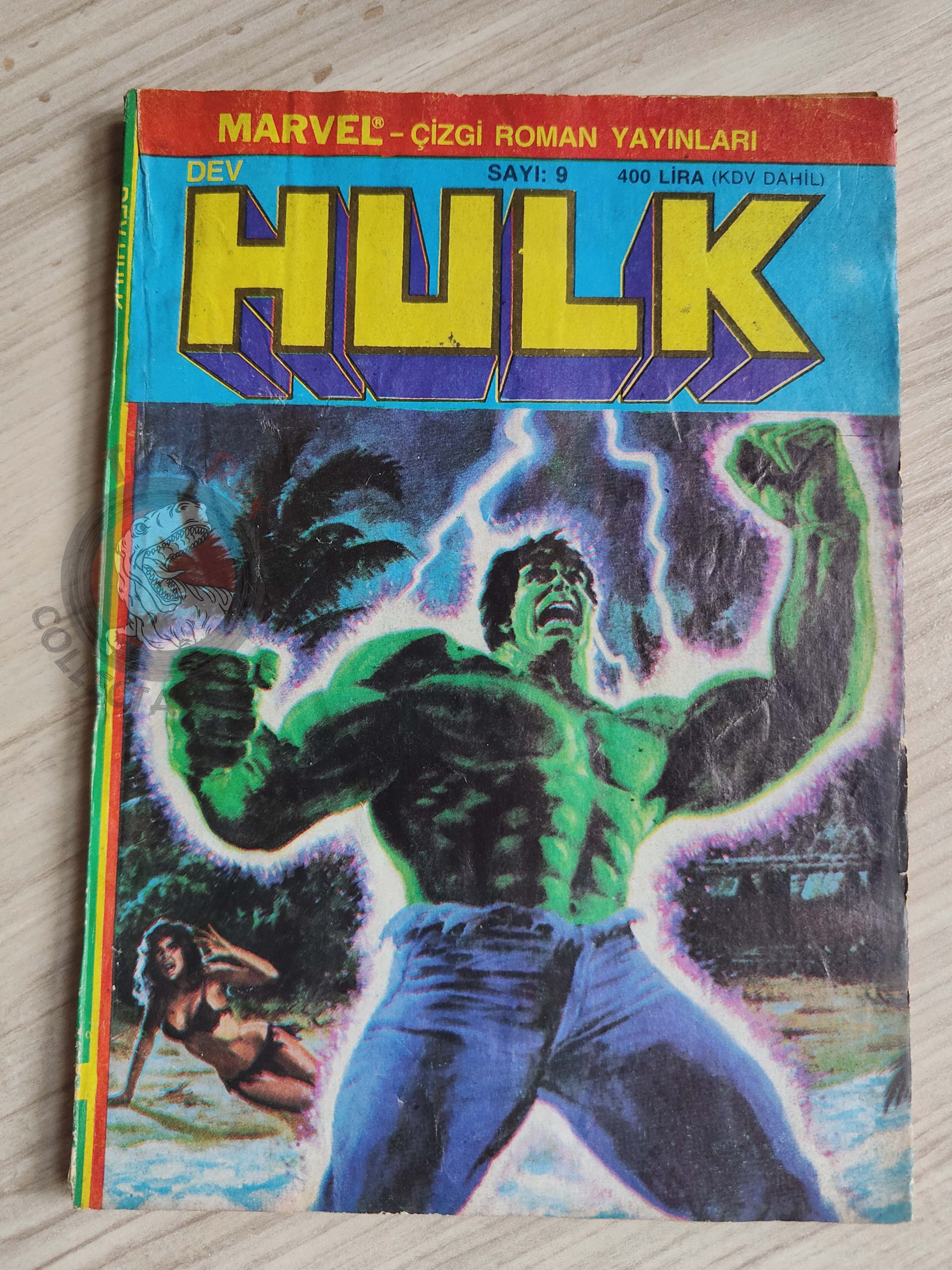 Hulk #9 1988 Turkish Comic Turkey cover #18 #130
