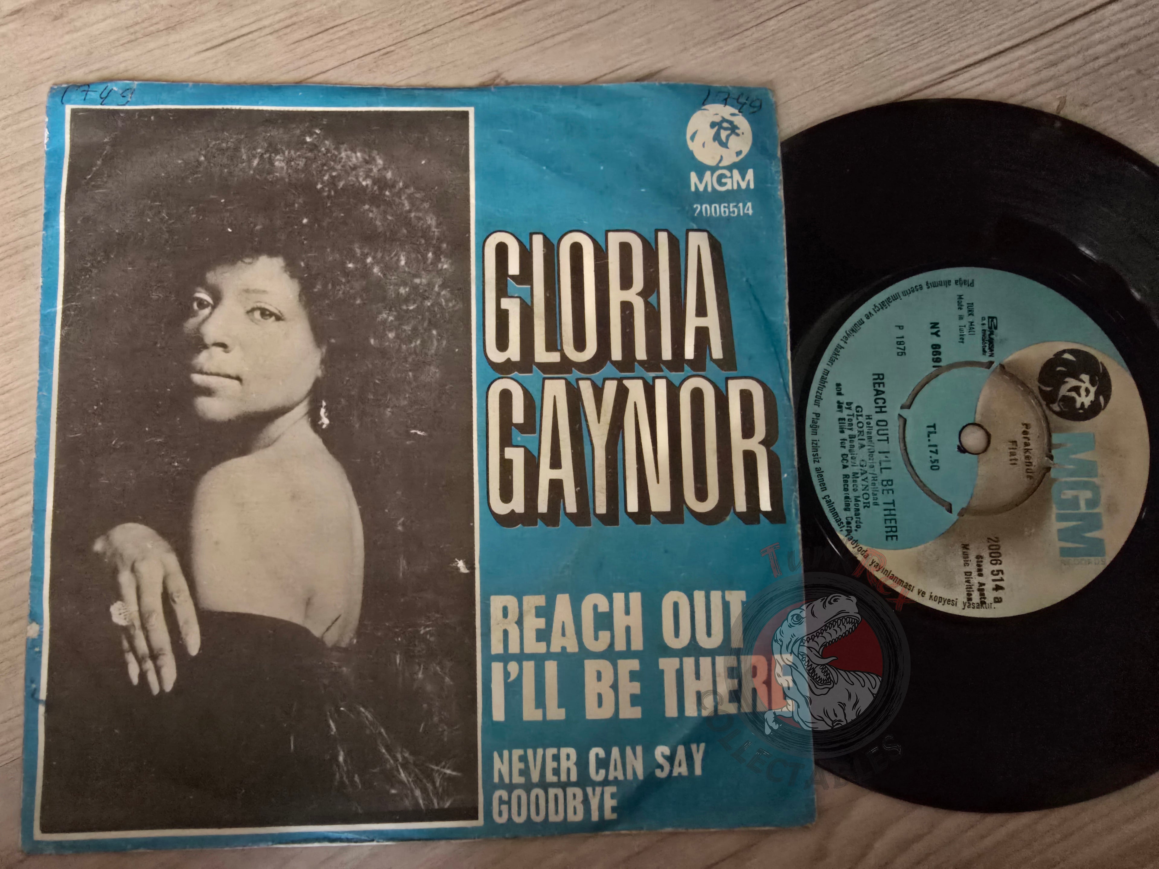 Gloria Gaynor – Reach Out, I'll Be There 7" Turkish Pressing Vinyl Turkey Edition 2
