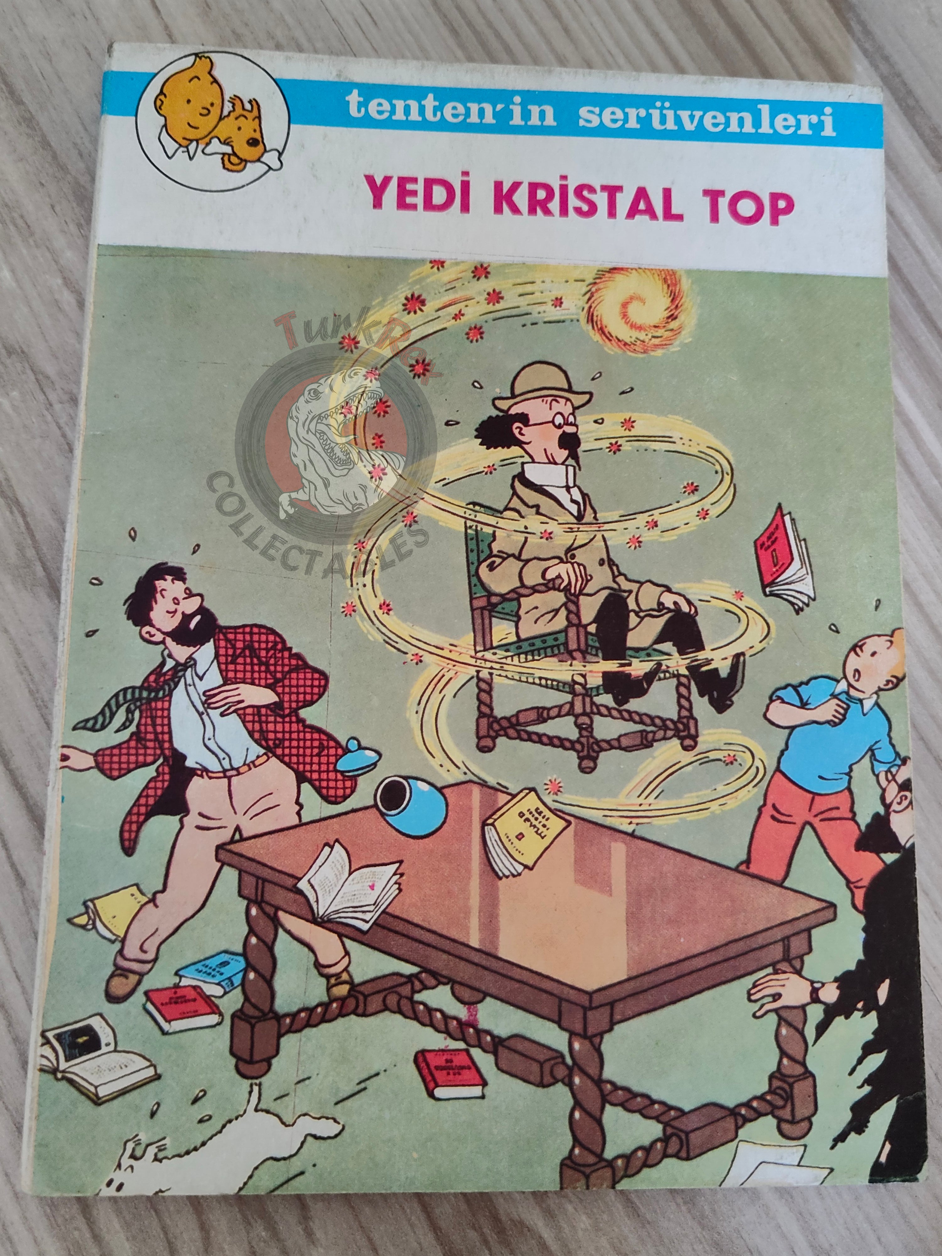 Tintin – The Seven Crystal Balls mid 1980s Turkish Edition Comic Turkey 2