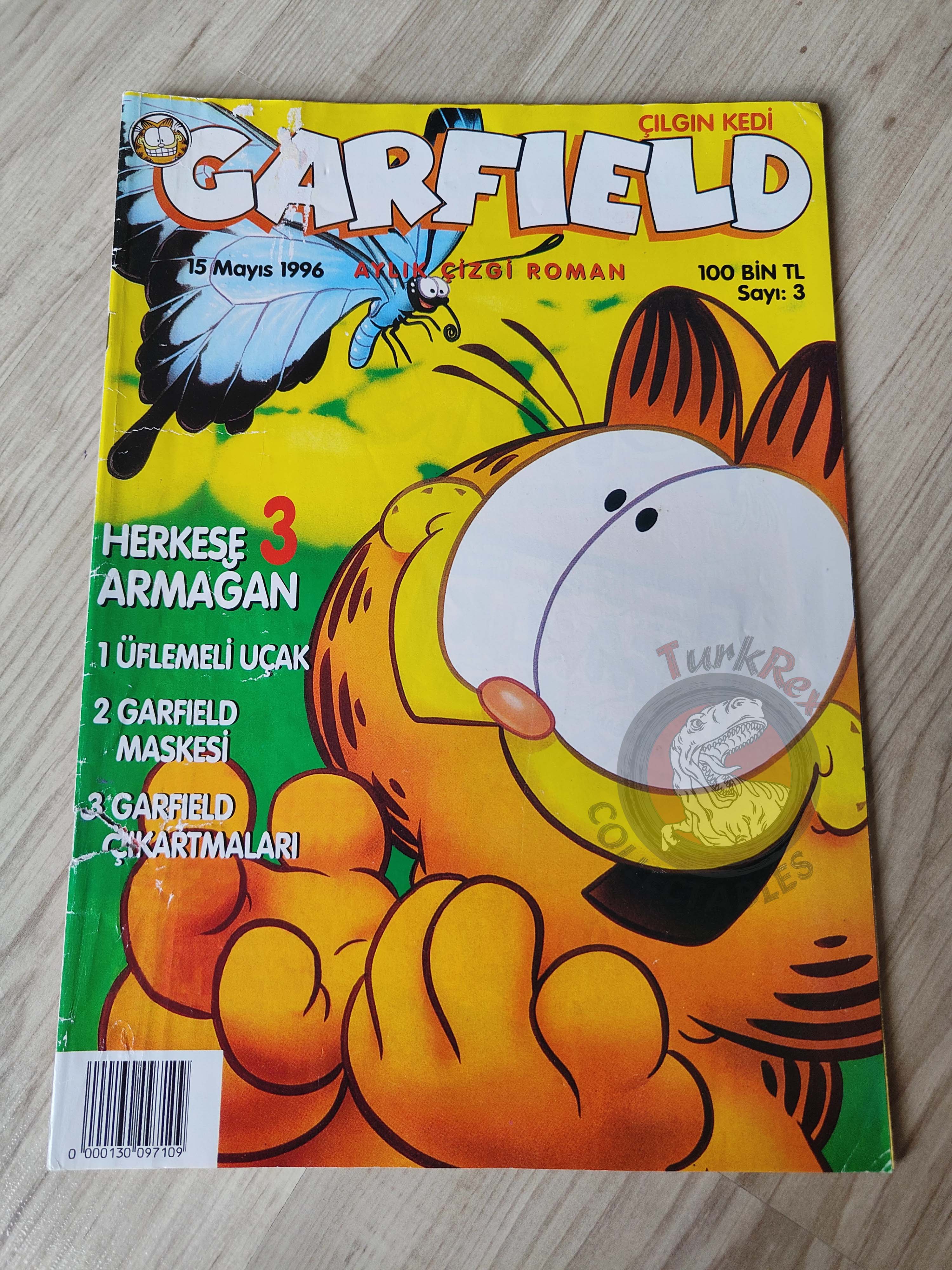 Garfield #3 1996 Turkish Magazine Comic Turkey