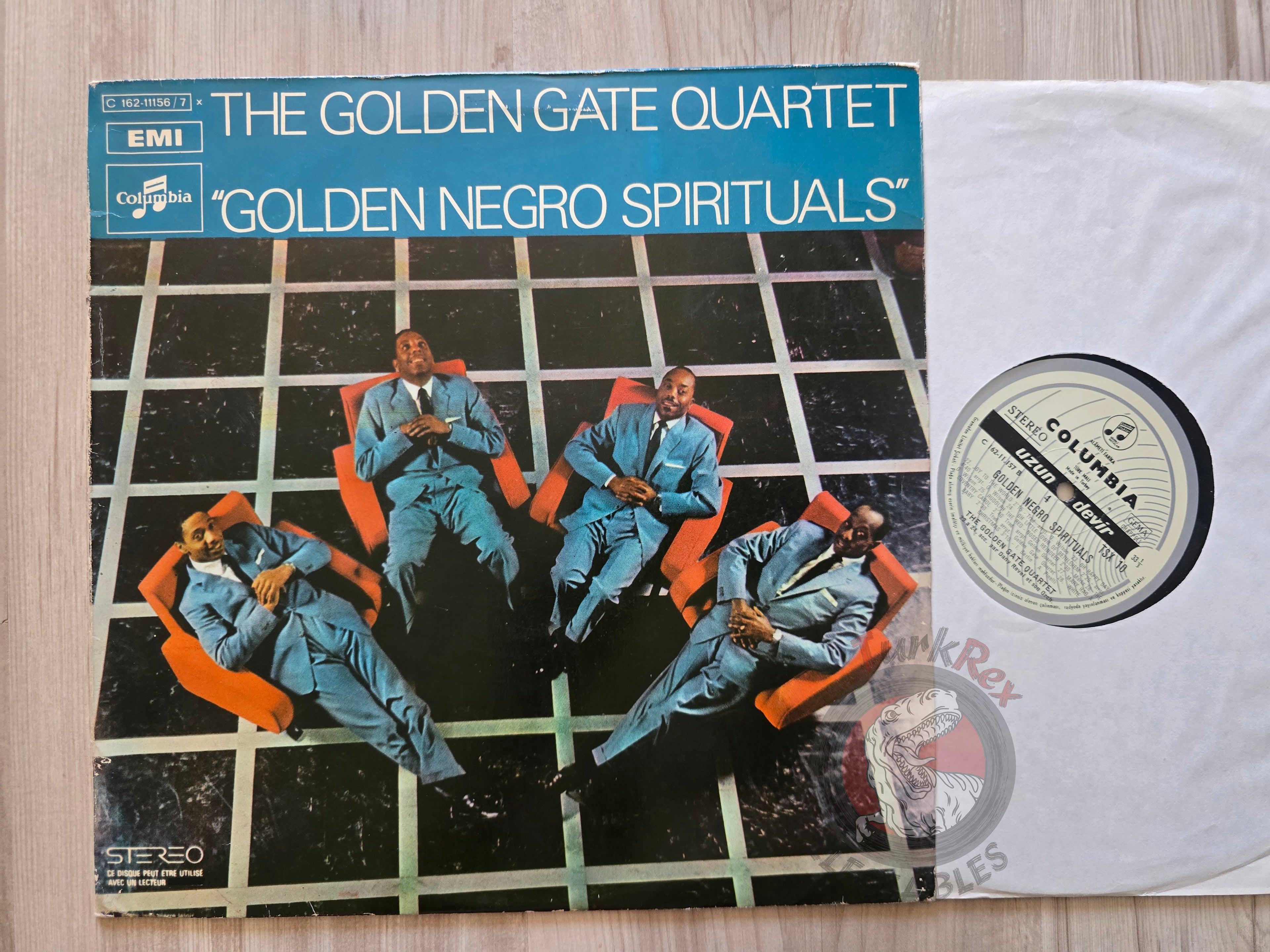 The Golden Gate Quartet – Golden Negro Spirituals Turkish Pressing Vinyl Turkey Edition