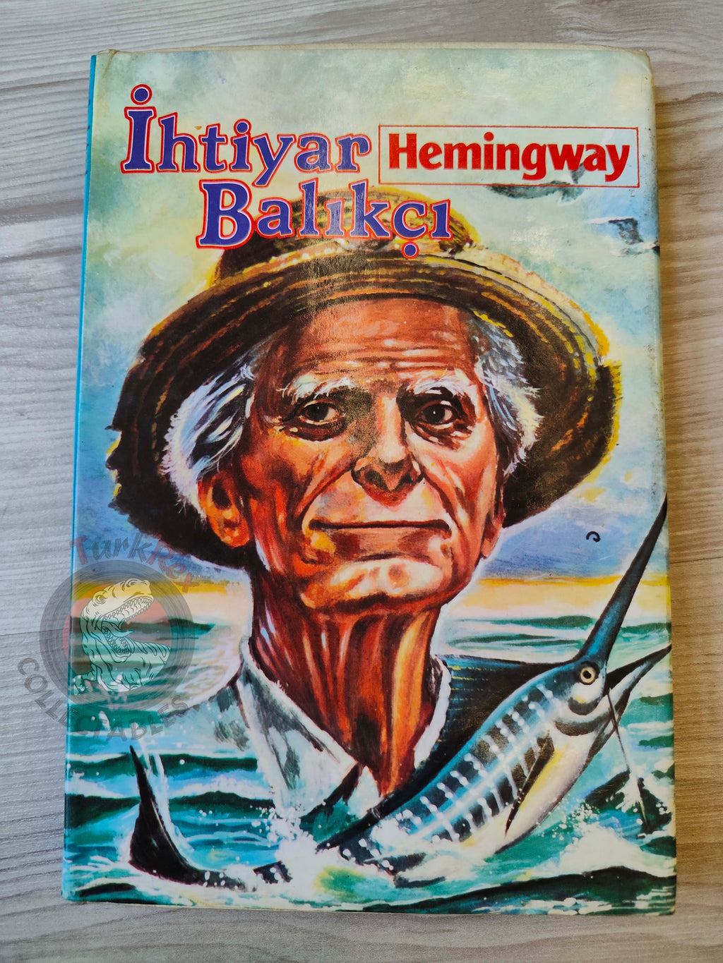Ernest Hemingway – The Old Man and the Sea 1988 HC/DJ Turkish Book Turkey