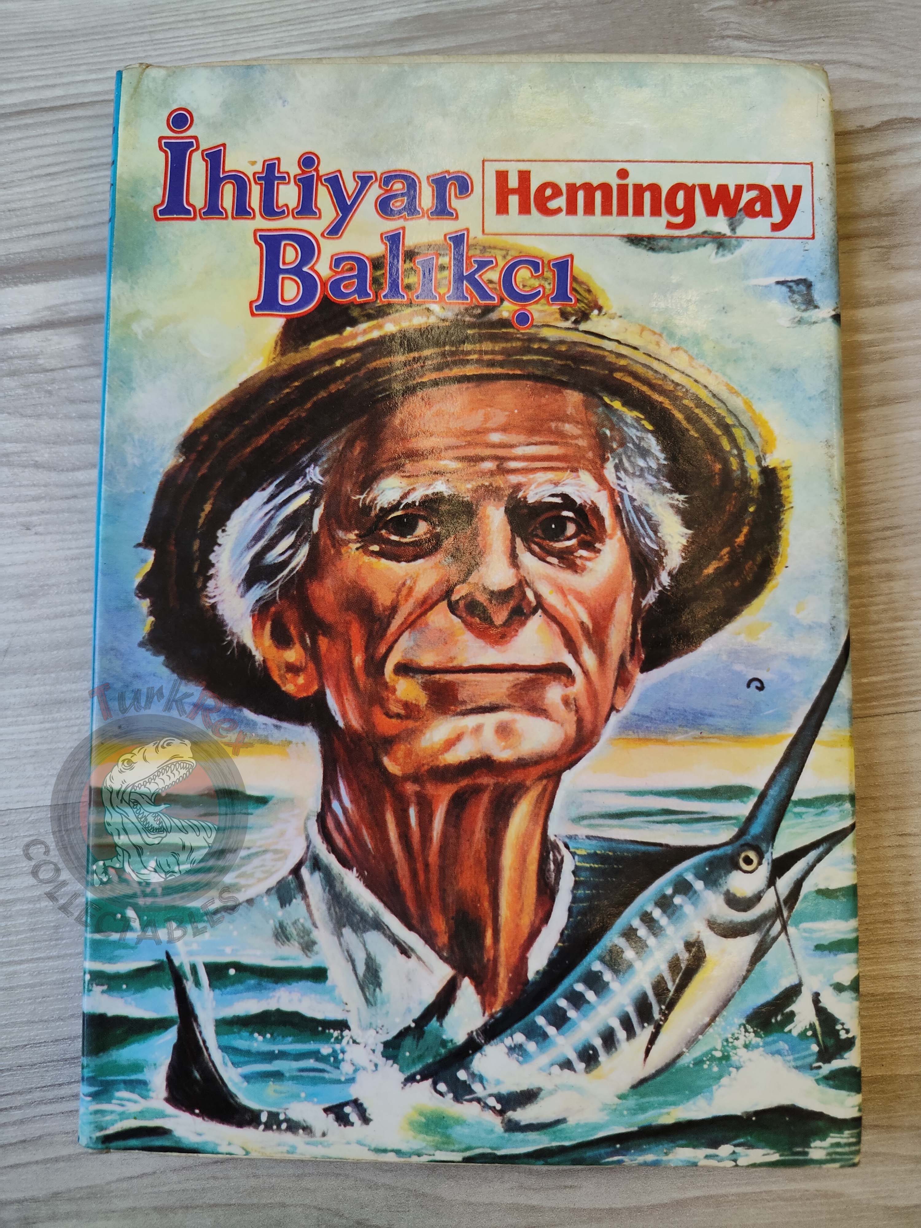 Ernest Hemingway – The Old Man and the Sea 1988 HC/DJ Turkish Book Turkey