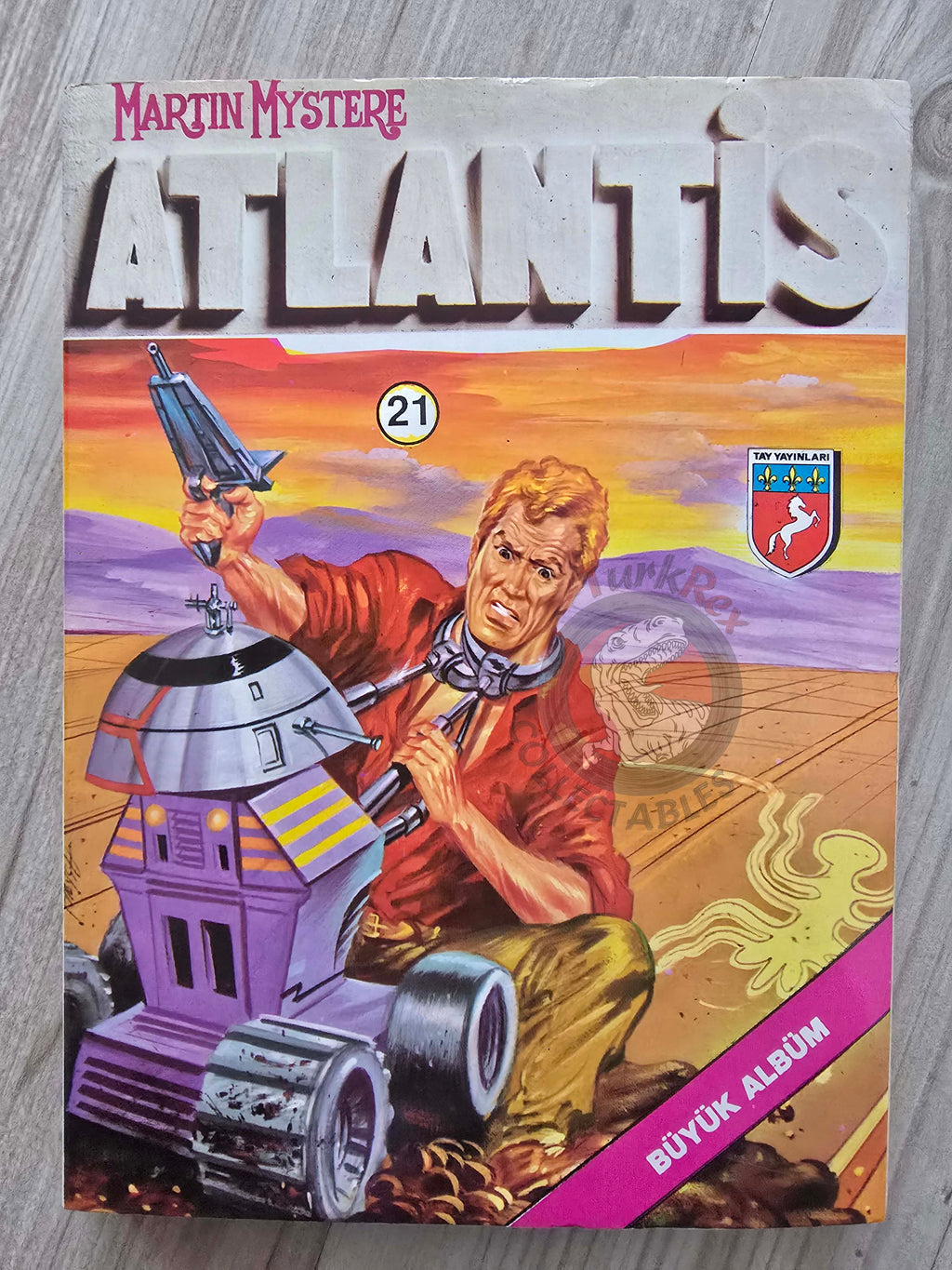Martin Mystère #21 Le Piste di Nazca 80s Turkish Comic Turkey #57 #59 #60
