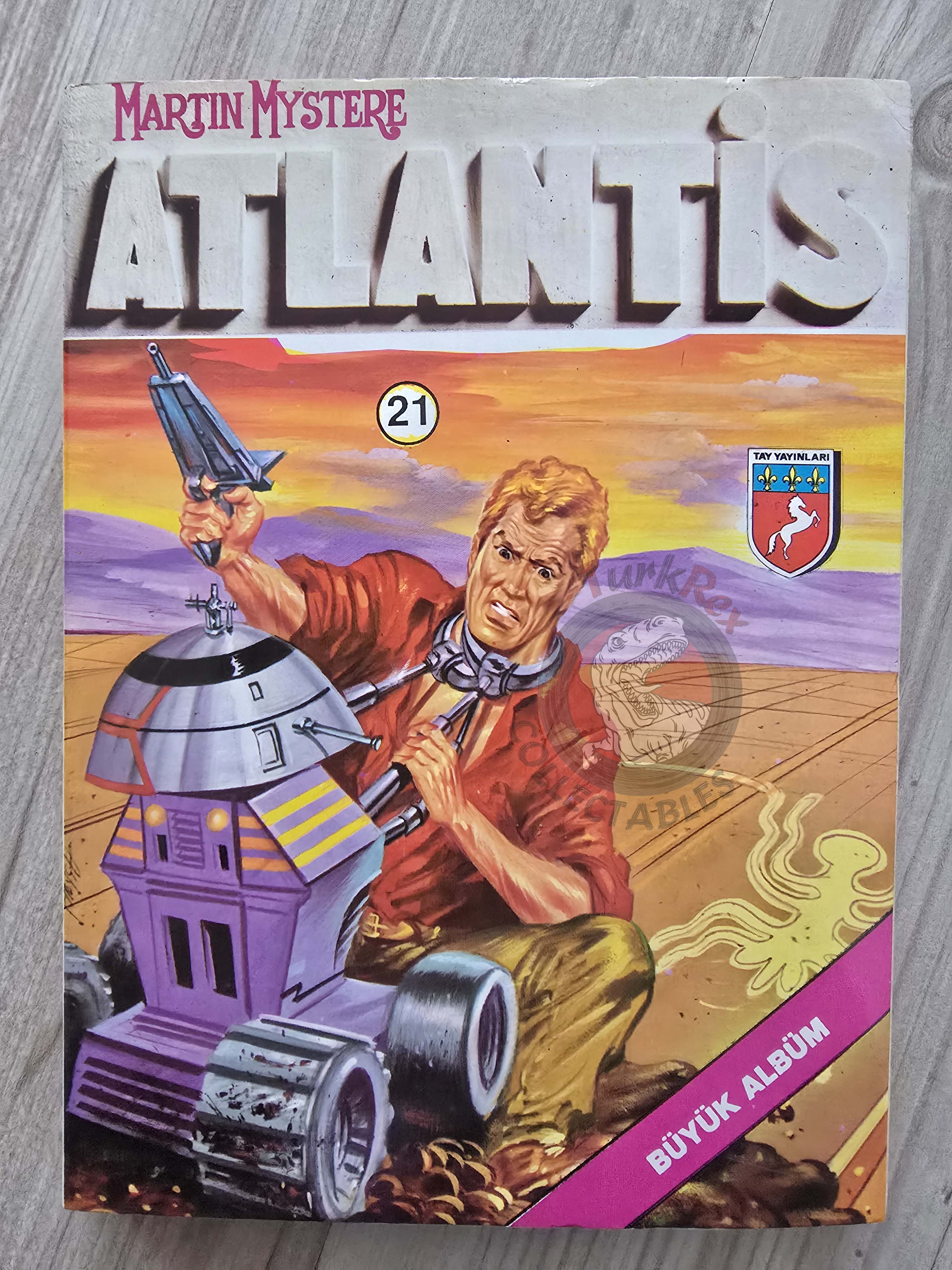 Martin Mystère #21 Le Piste di Nazca 80s Turkish Comic Turkey #57 #59 #60