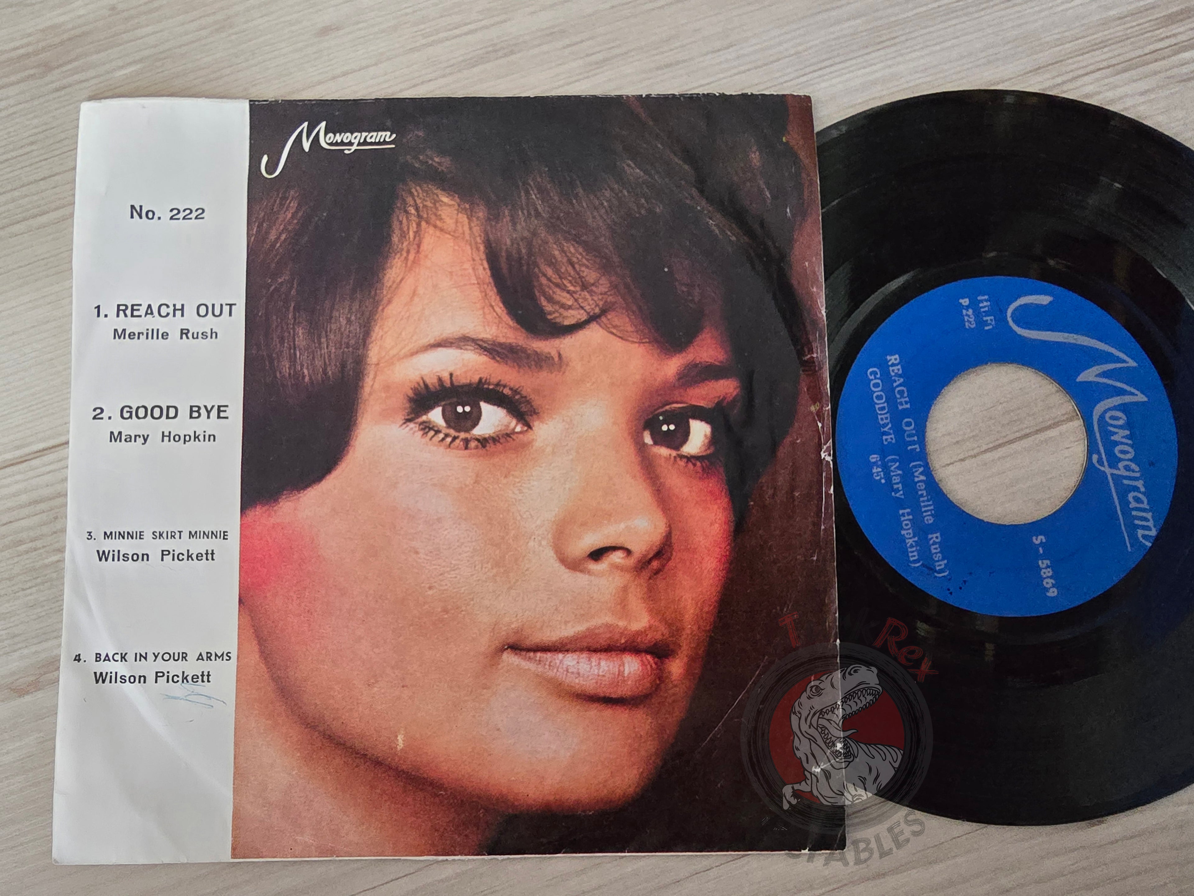 Merrilee Rush / Mary Hopkin / Wilson Pickett 7" Iran Pressing Vinyl Iranian Edition