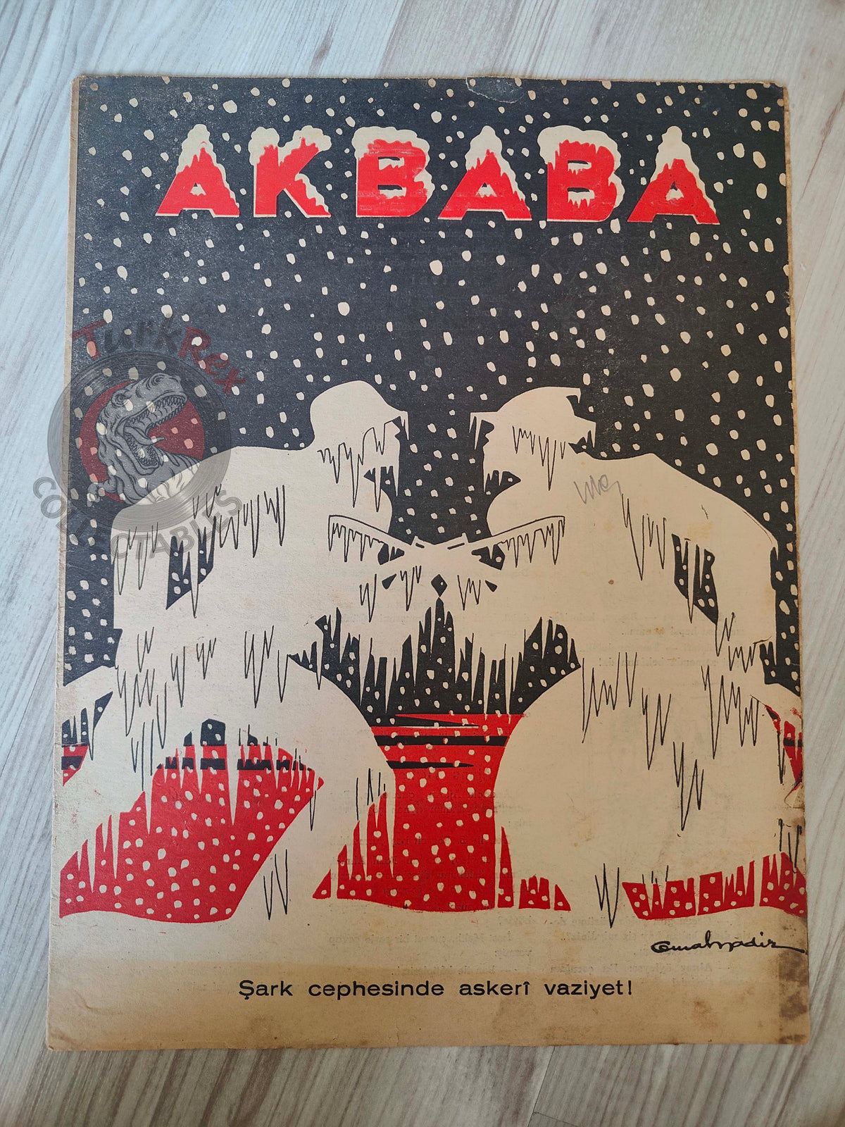 Akbaba 1942 Humor Magazine Turkish Turkey Eastern Front WW2 era Germany Russia