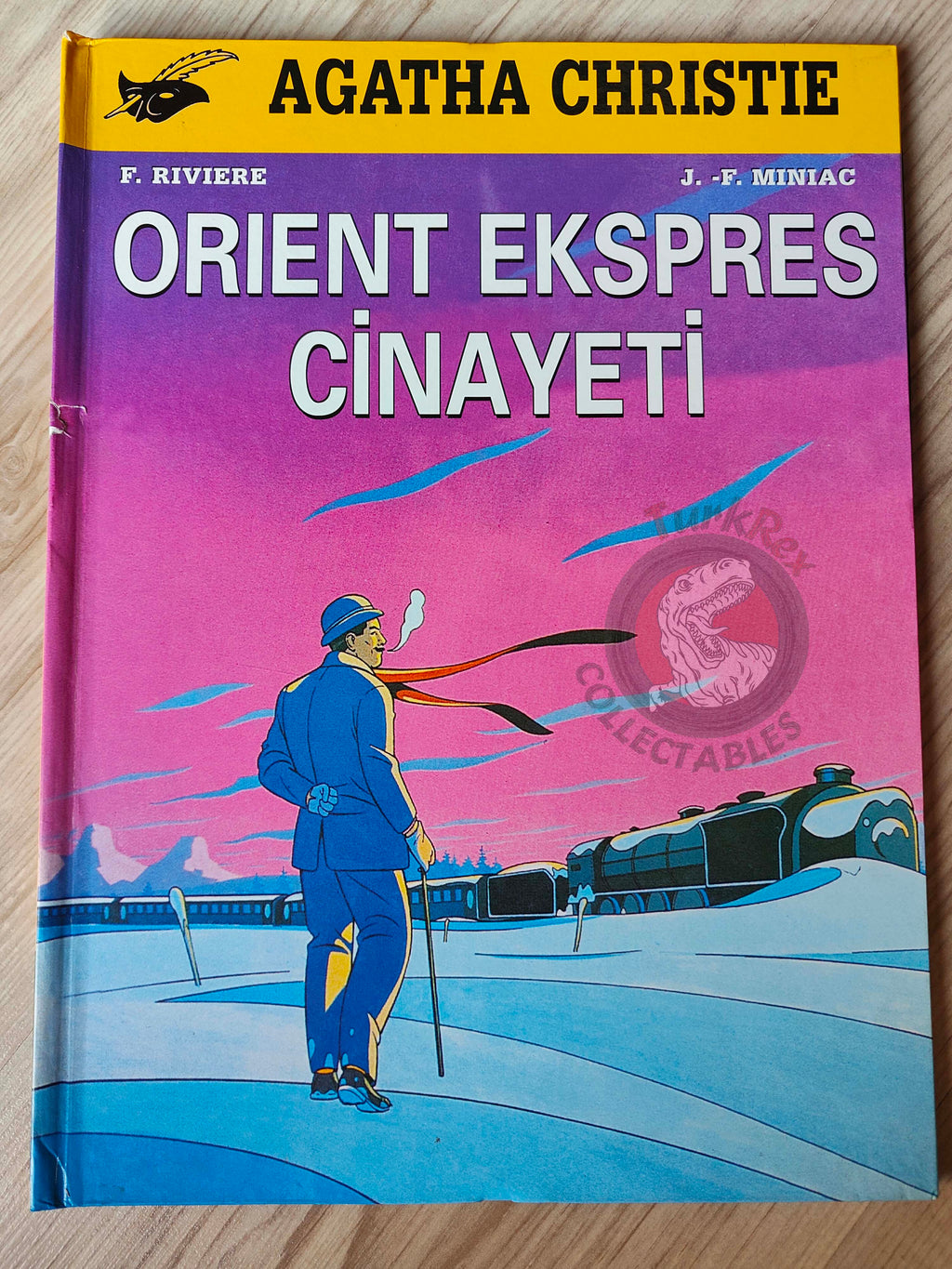 Agatha Christie - Murder on the Orient Express HC 1995 Turkish Comic Turkey François Rivière