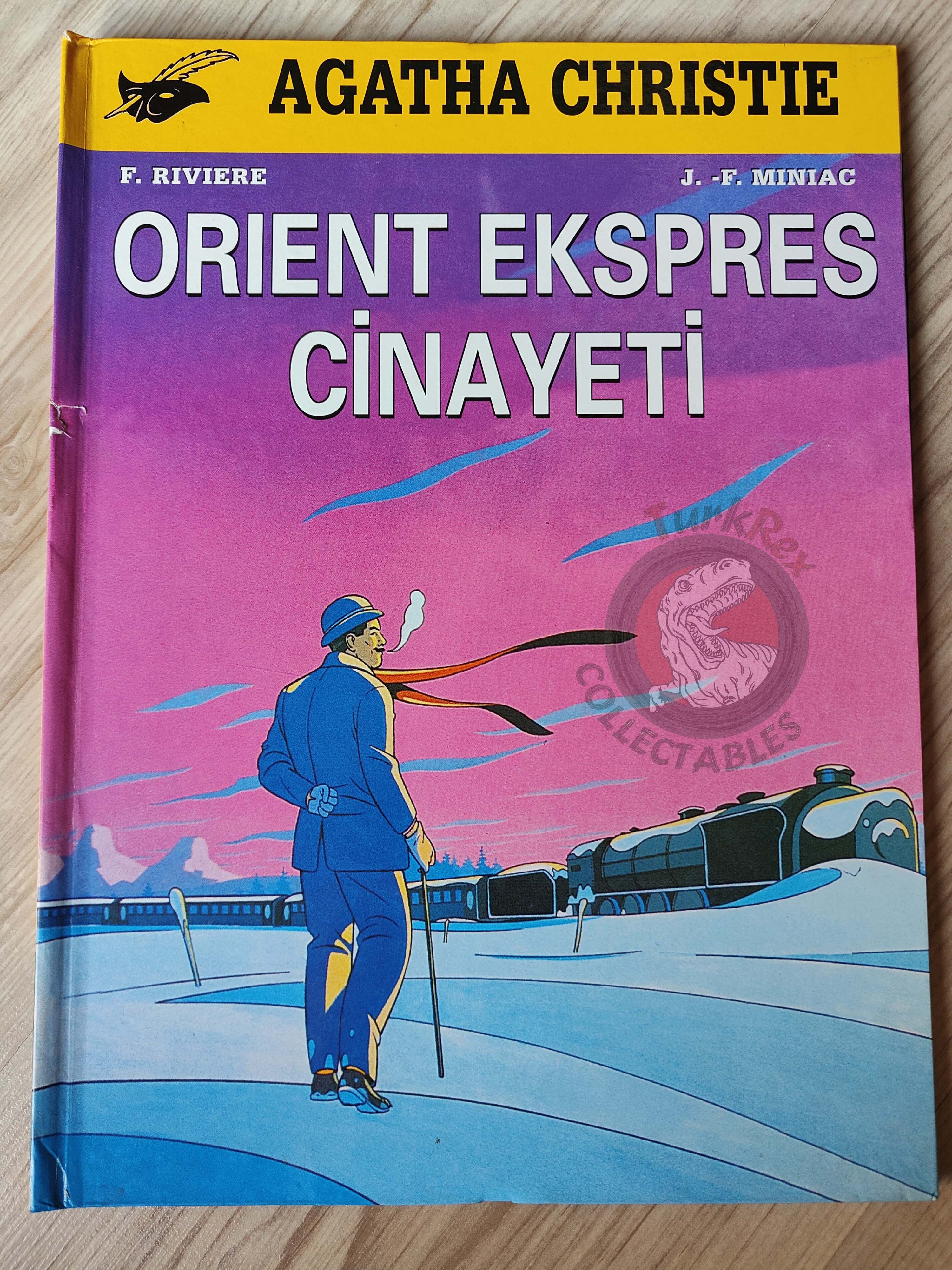Agatha Christie - Murder on the Orient Express HC 1995 Turkish Comic Turkey François Rivière