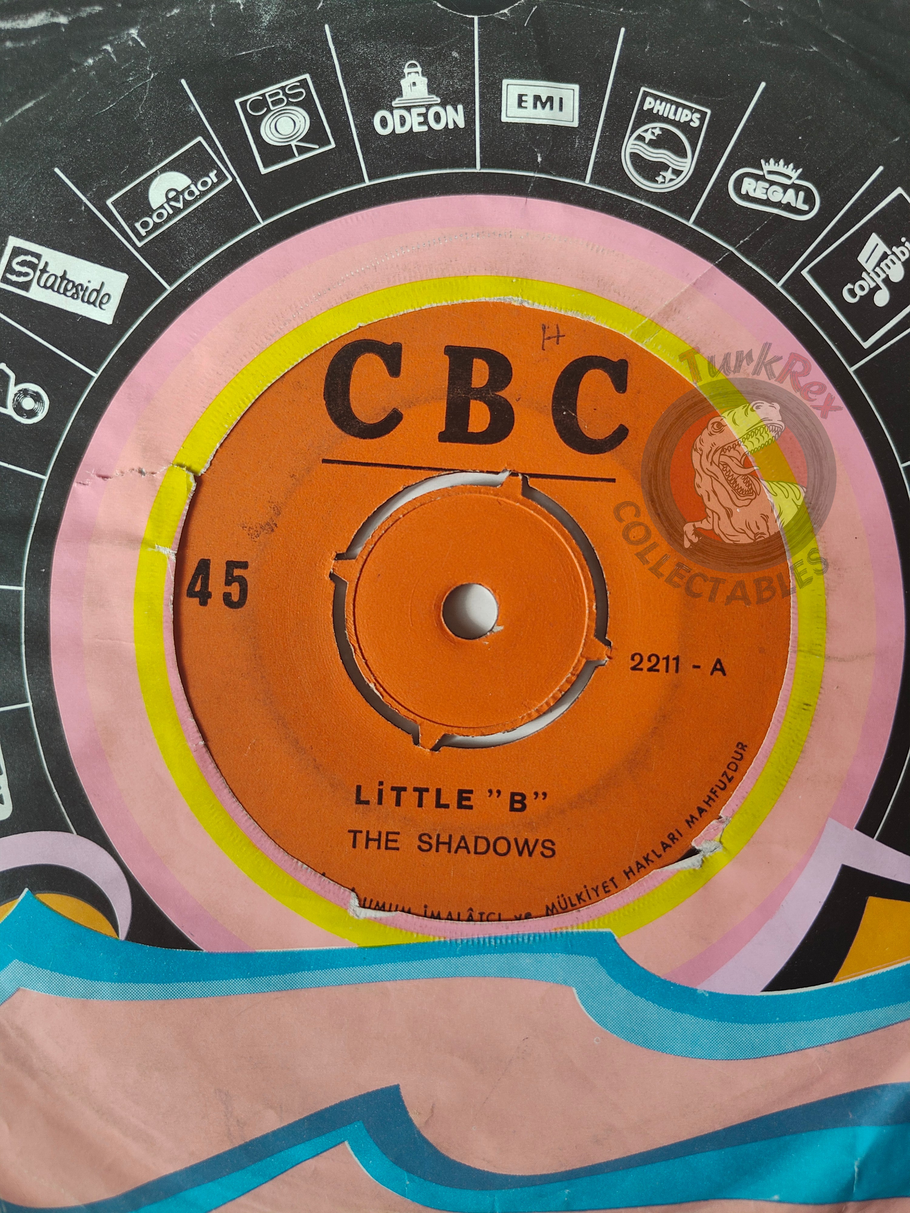The Shadows – Little "B" / Kinda Cool 7" Turkish Pressing Vinyl Turkey Edition