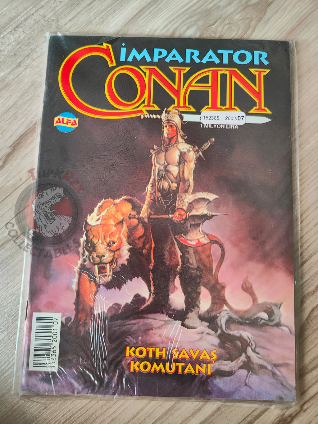 Imparator Conan #7 Conan the King #46 #47 Turkish Comic Turkey Ken Kelly