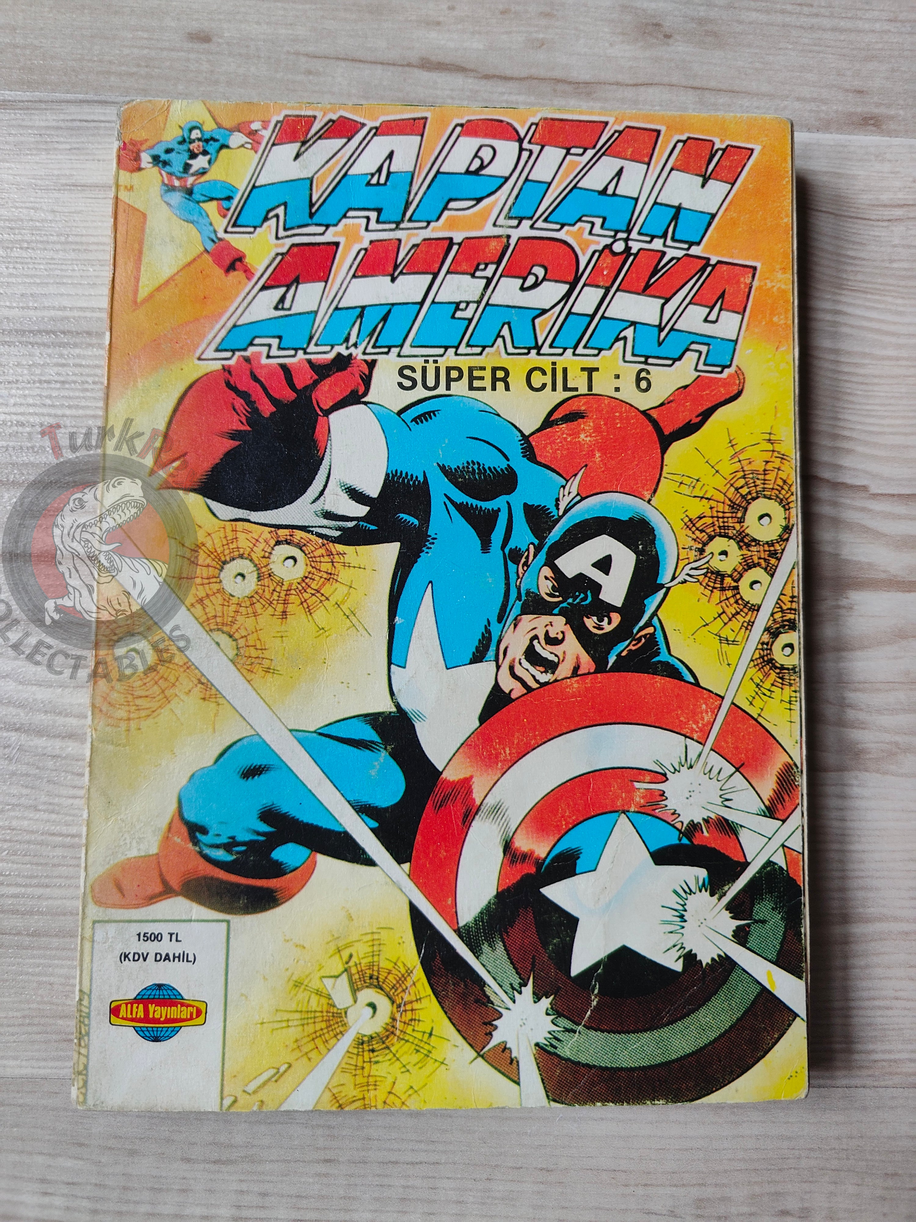 Captain America – Volume 6 1989 Turkish Comic Turkey