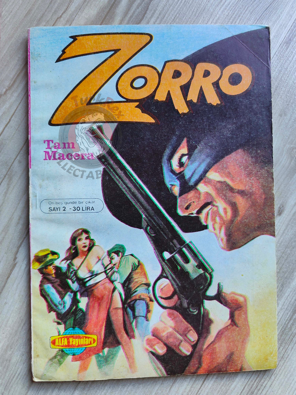 Zorro #2 1980s Turkish Comic Turkey Il Segno di Zorro Hondo Gigante #1