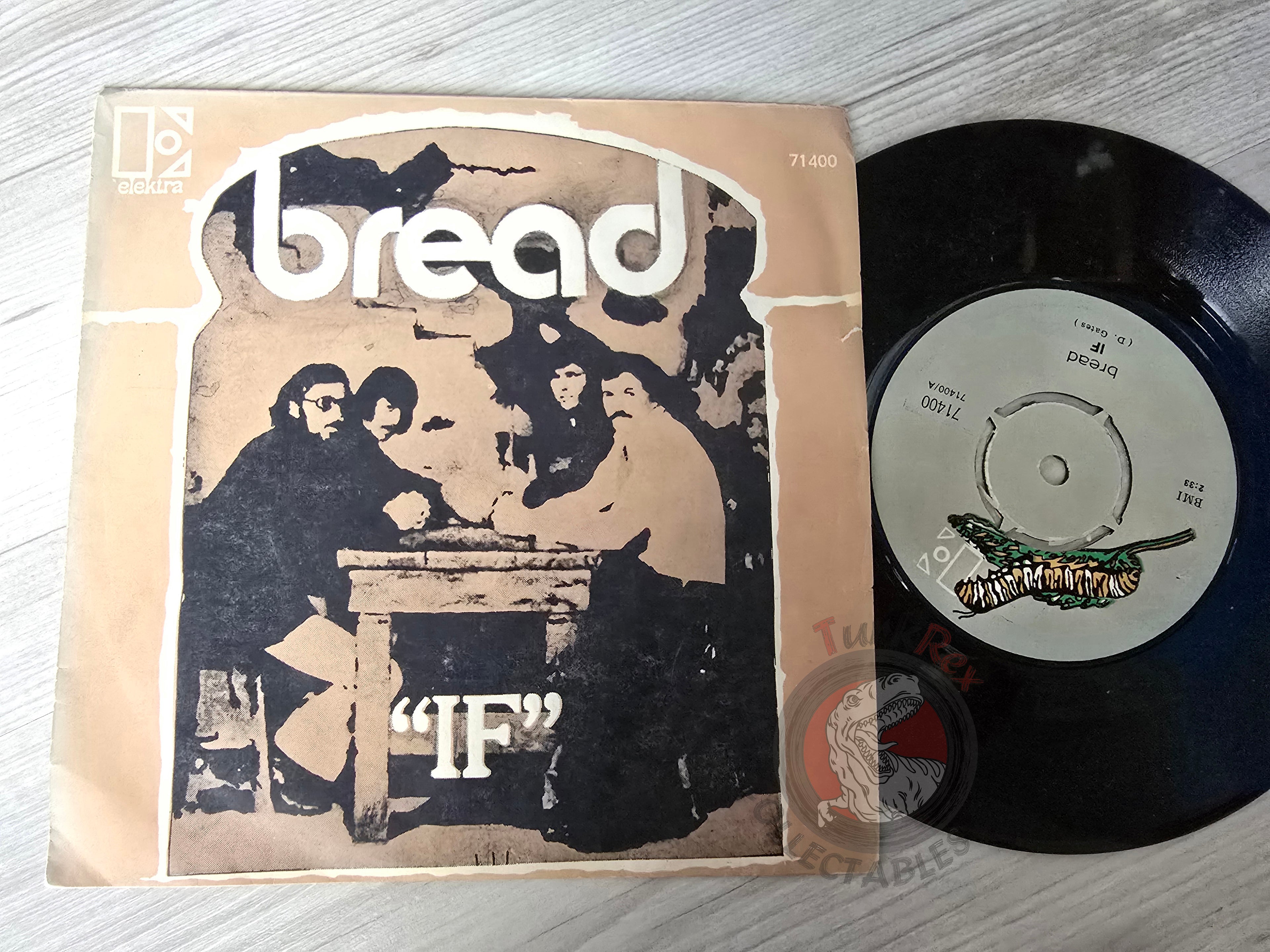 Bread – If / Take Comfort 7" Turkish Pressing Vinyl Turkey Edition