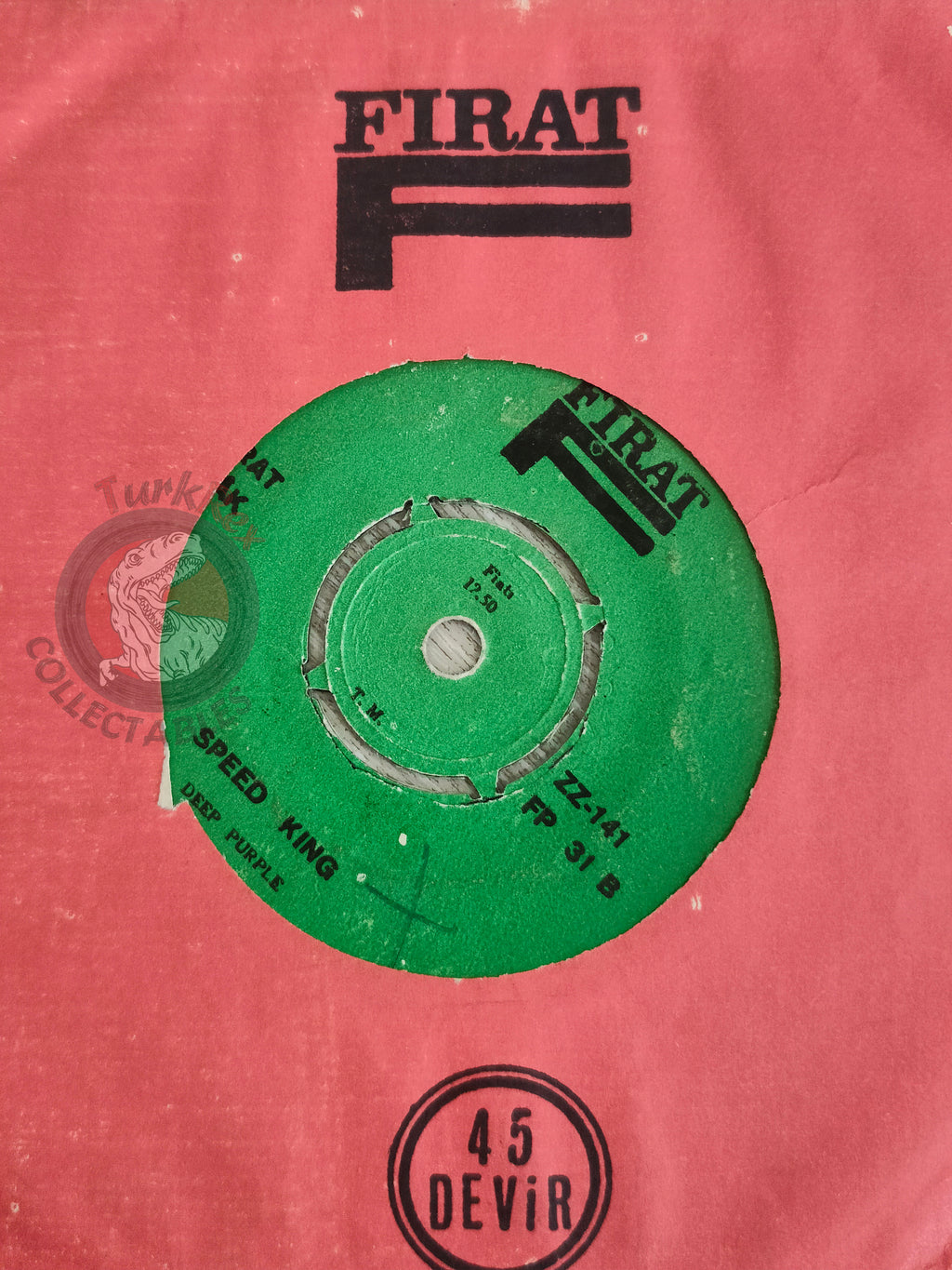 Deep Purple – Black Night 7" Turkish Pressing Vinyl Turkey Edition 2