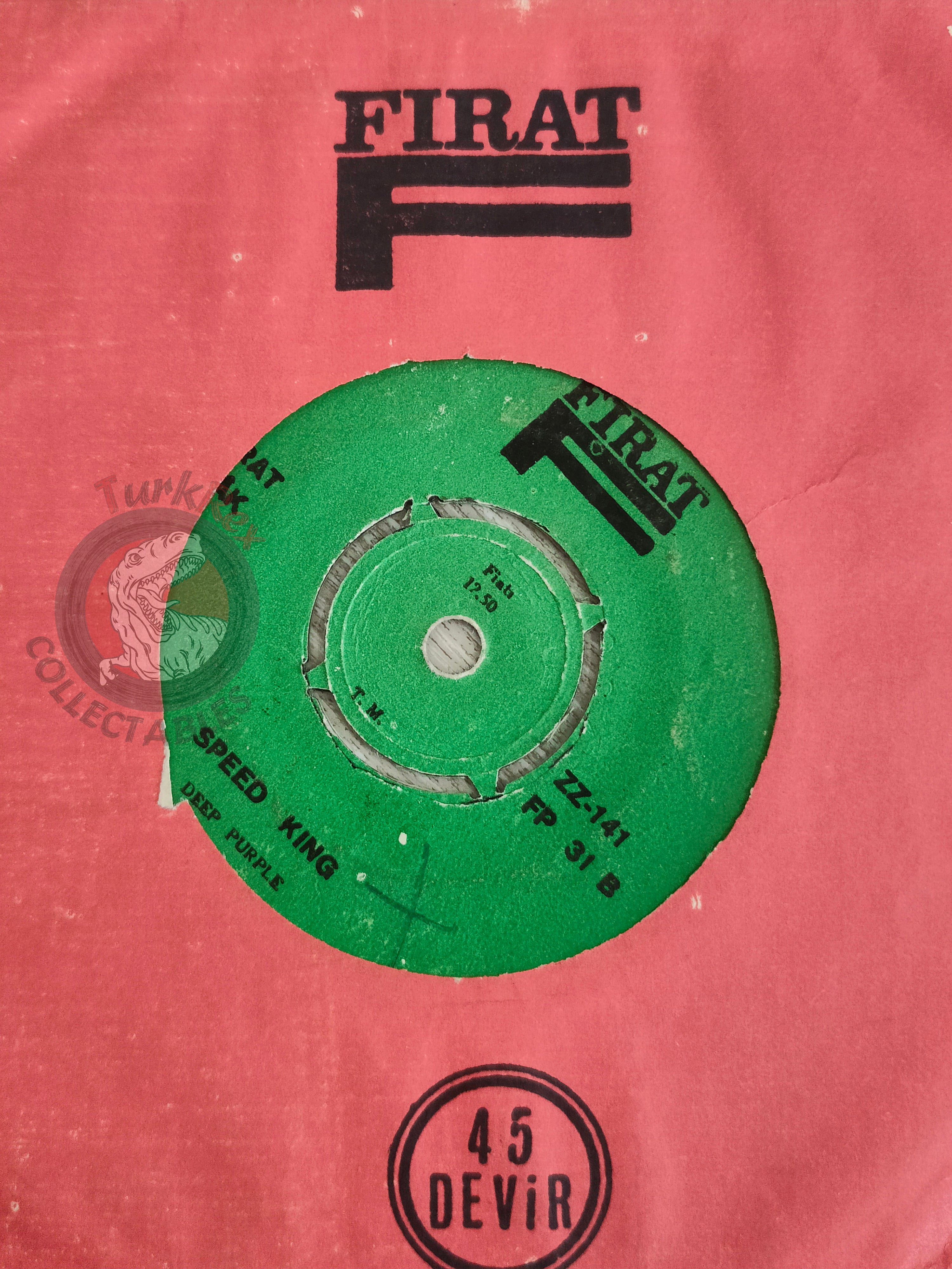 Deep Purple – Black Night 7" Turkish Pressing Vinyl Turkey Edition 2