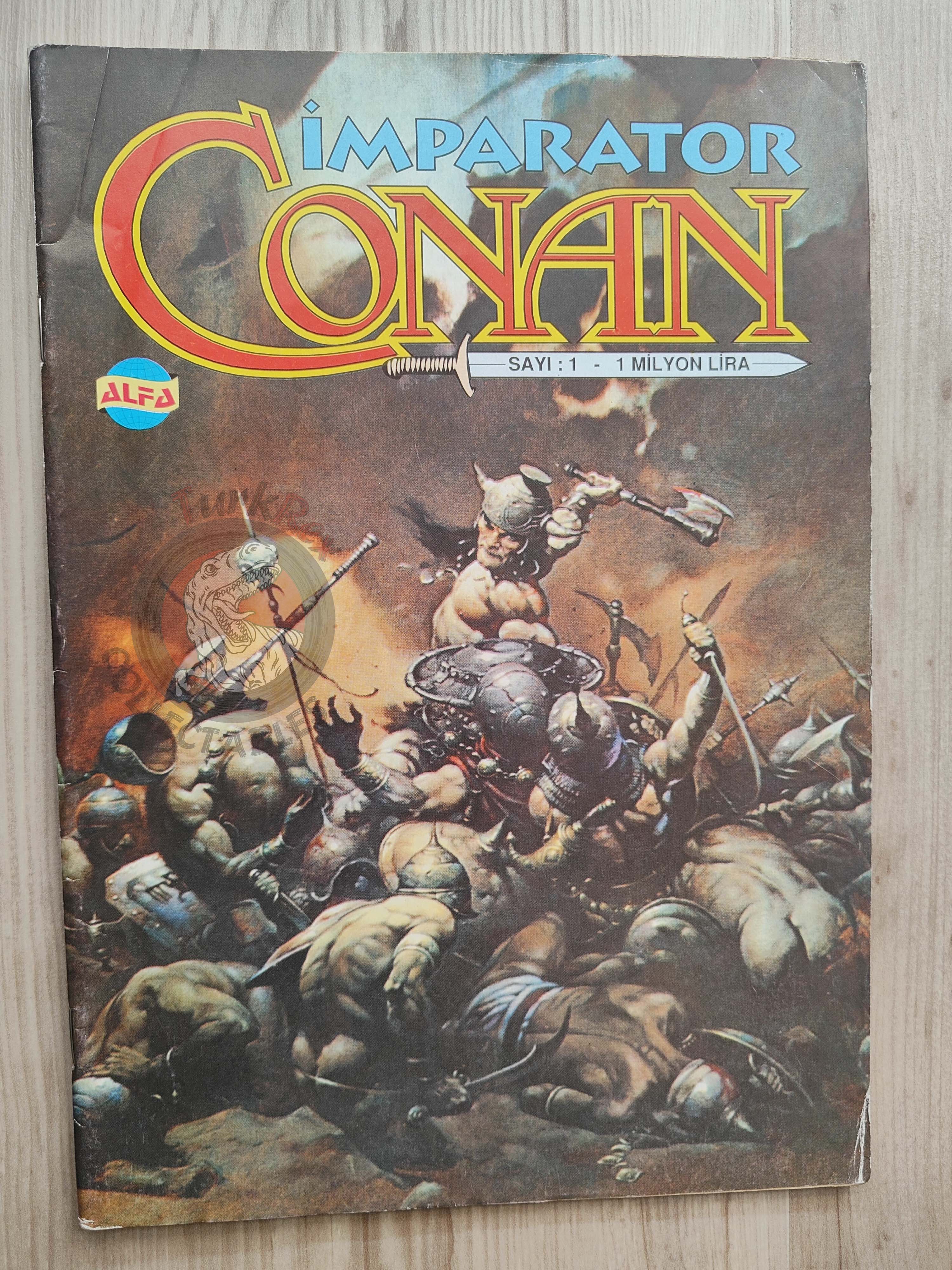 Imparator Conan #1 Conan the King #36 #37 Turkish Comic Turkey Frank Frazetta