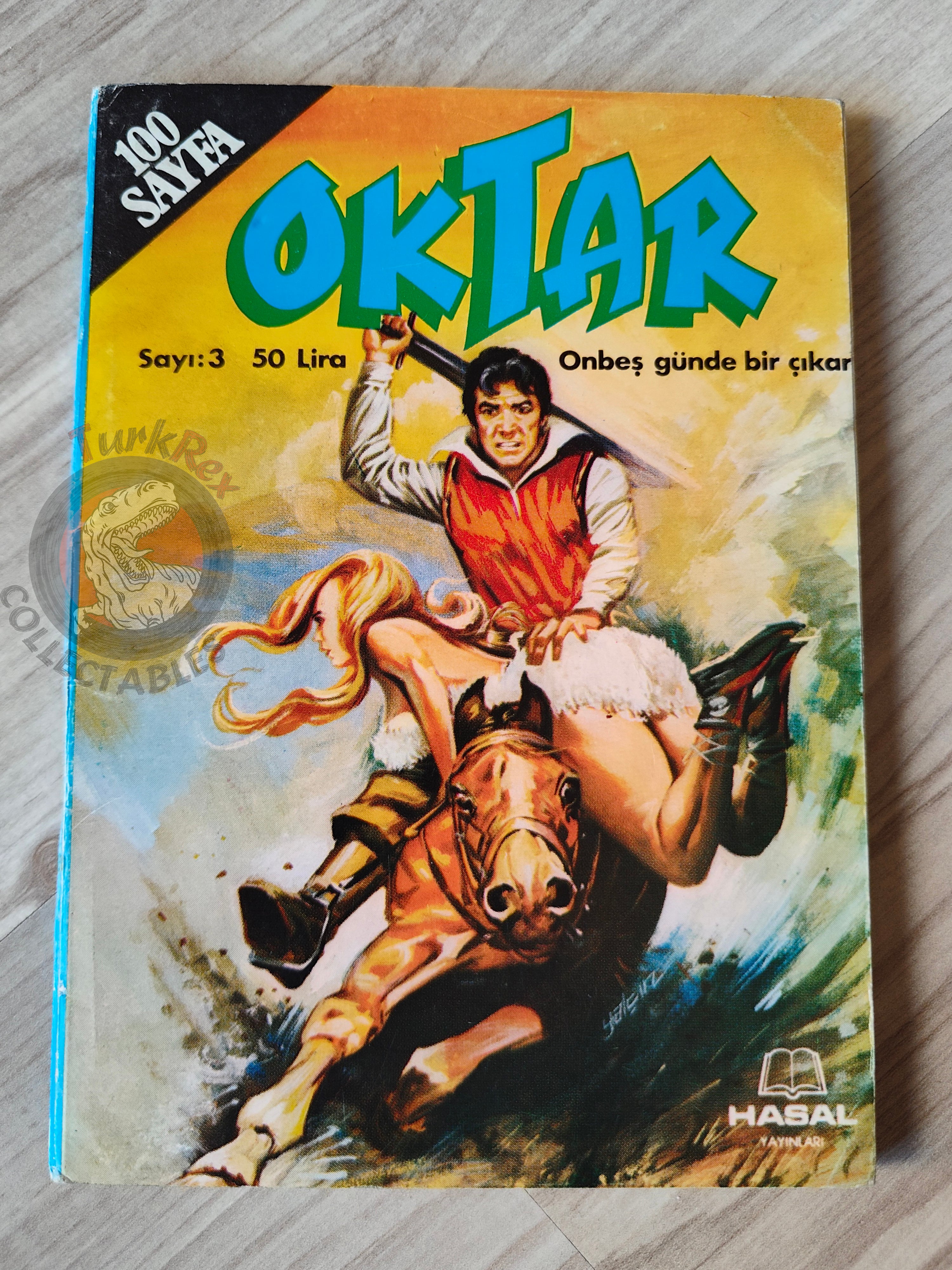 Oktar #3 1981 Turkish Comic Turkey Marco Polo Mon Journal