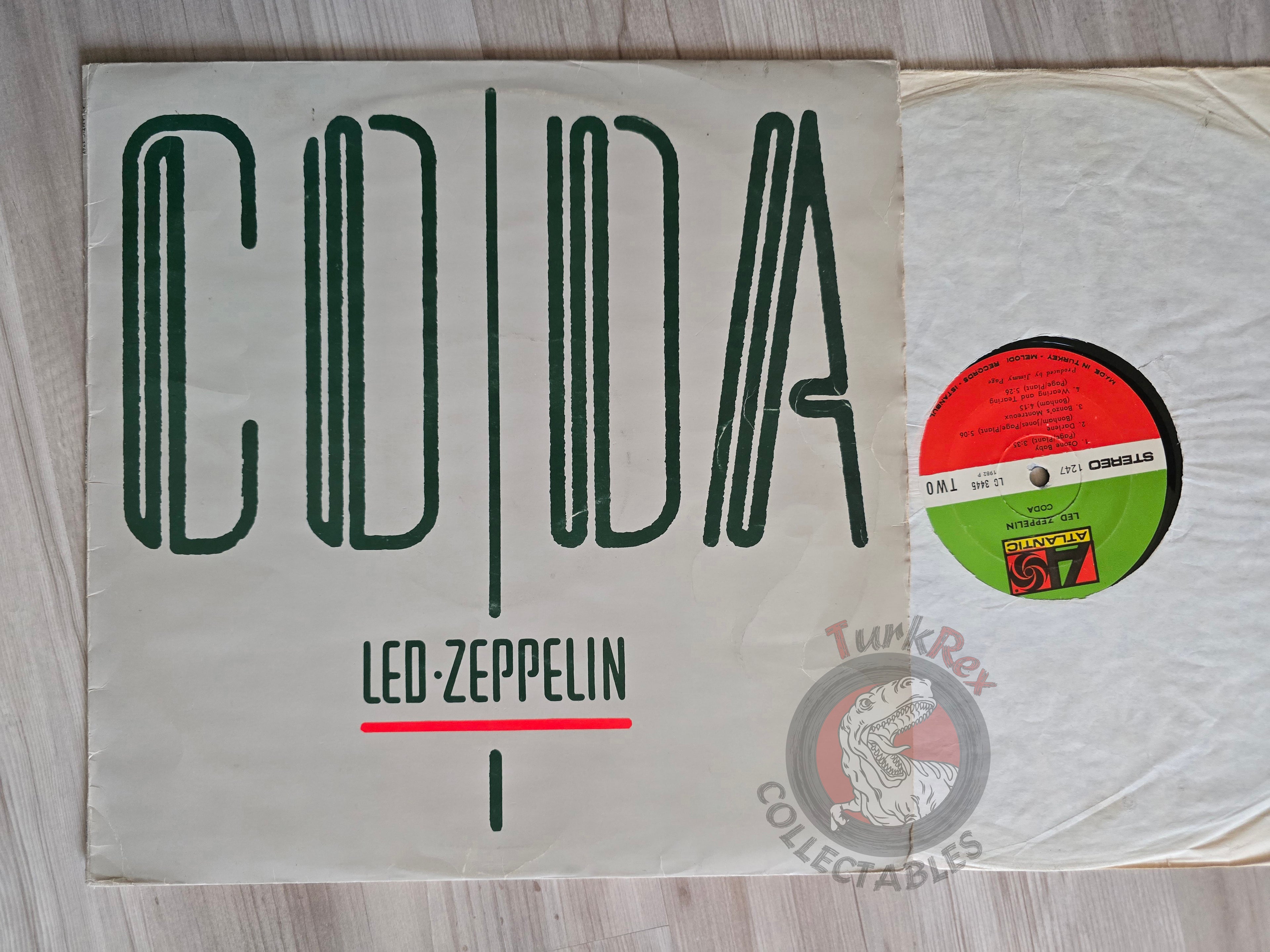 Led Zeppelin – Coda Turkish Pressing Vinyl Turkey Edition