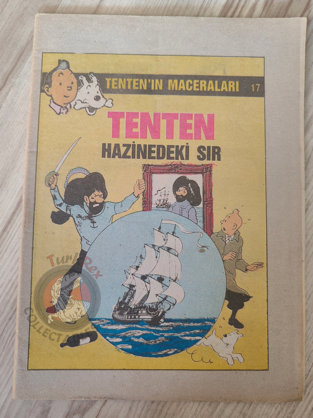 Tintin – The Secret Of The Unicorn 1989 Turkish Edition Comic Turkey
