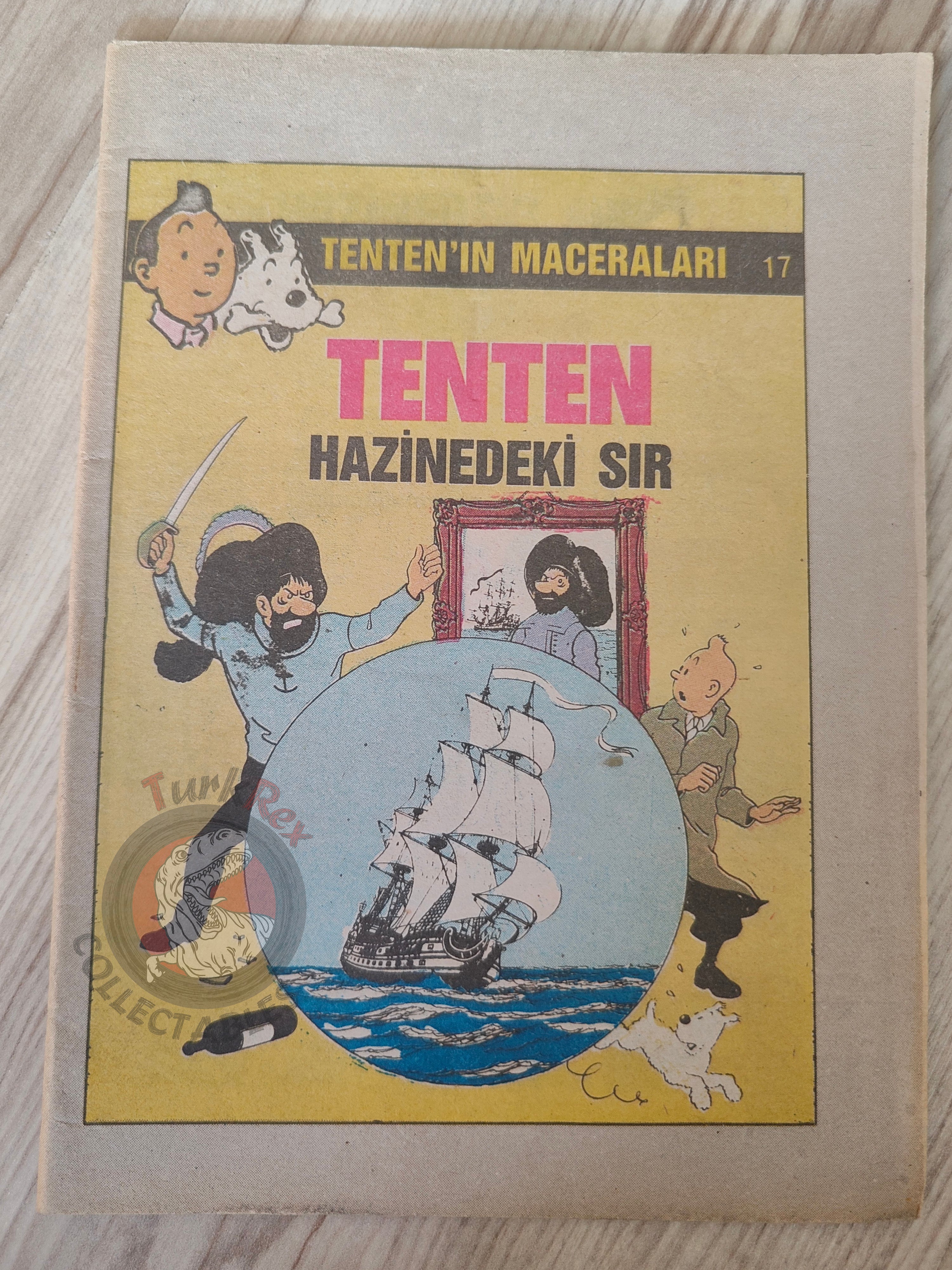Tintin – The Secret Of The Unicorn 1989 Turkish Edition Comic Turkey
