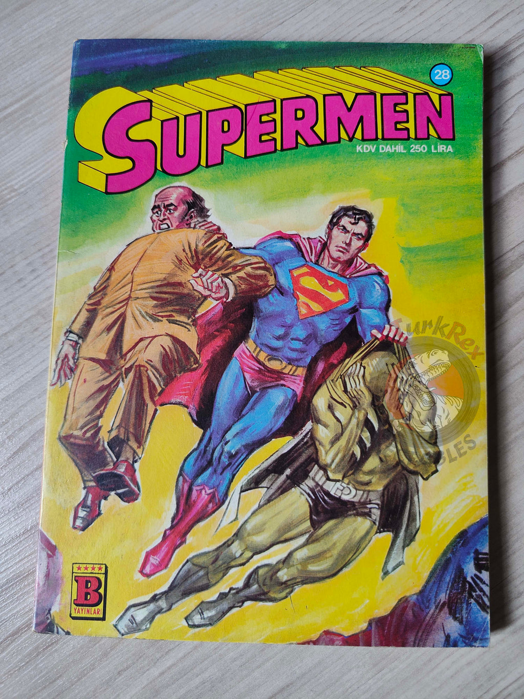 Superman #28 1984 Turkish Comic Turkey #307 #308 #309 #388 Supergirl Adventure Comics #409