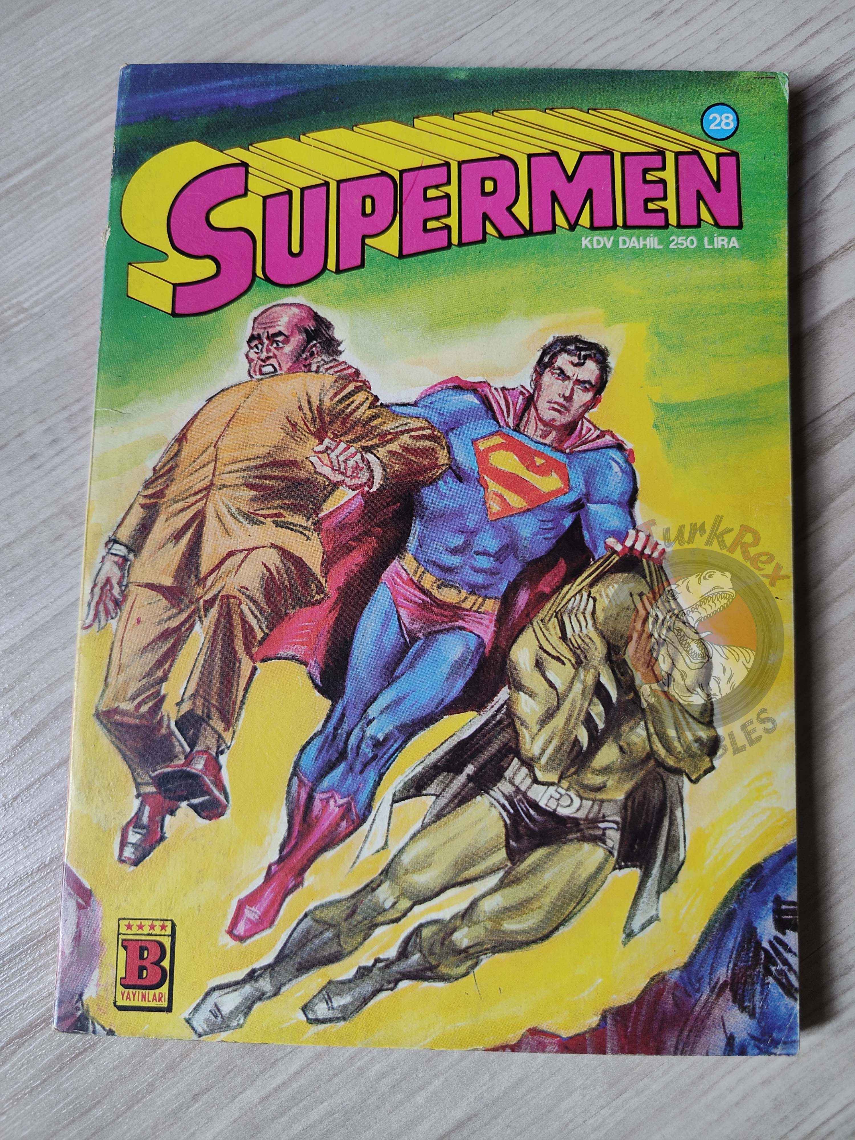 Superman #28 1984 Turkish Comic Turkey #307 #308 #309 #388 Supergirl Adventure Comics #409