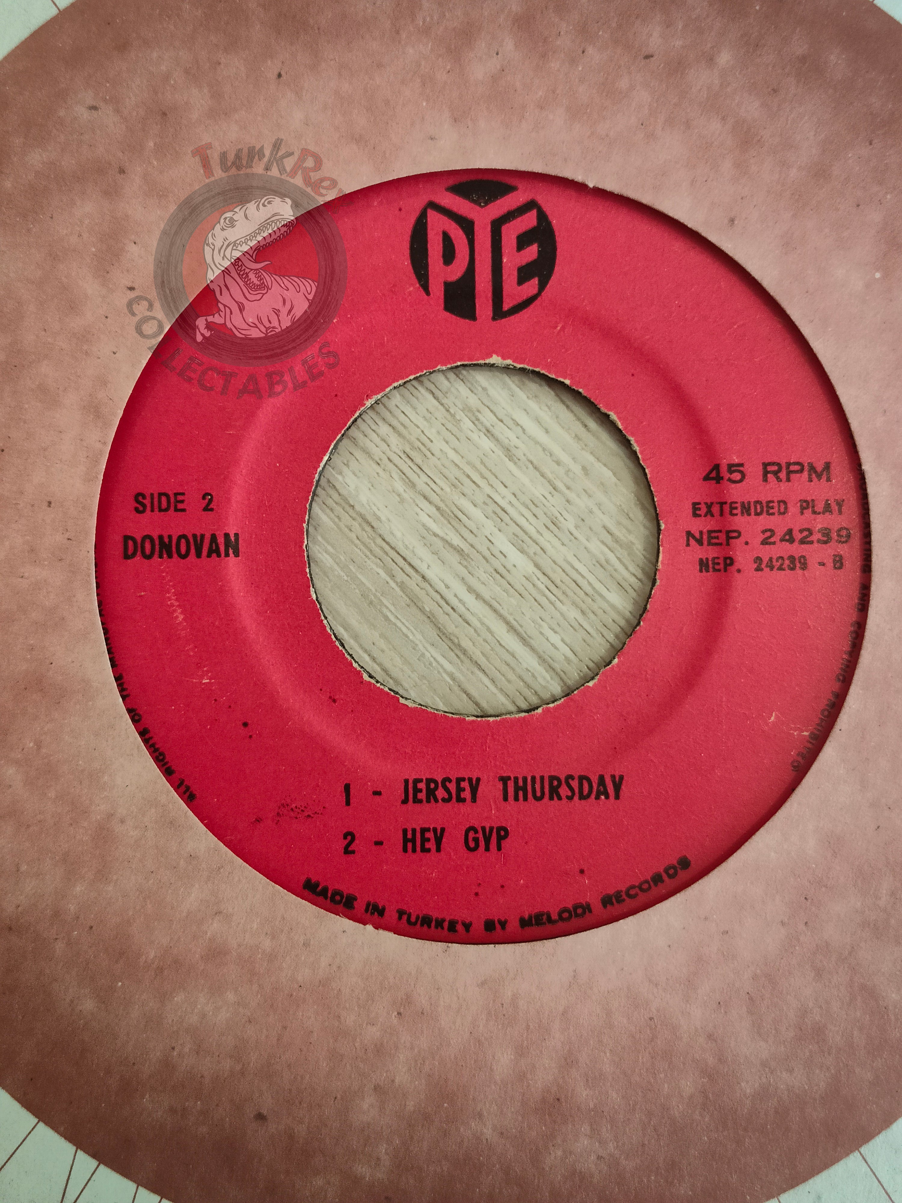 Donovan – Donovan Vol.1 Sunny Goodge Street 7" Turkish Pressing Vinyl Turkey Edition