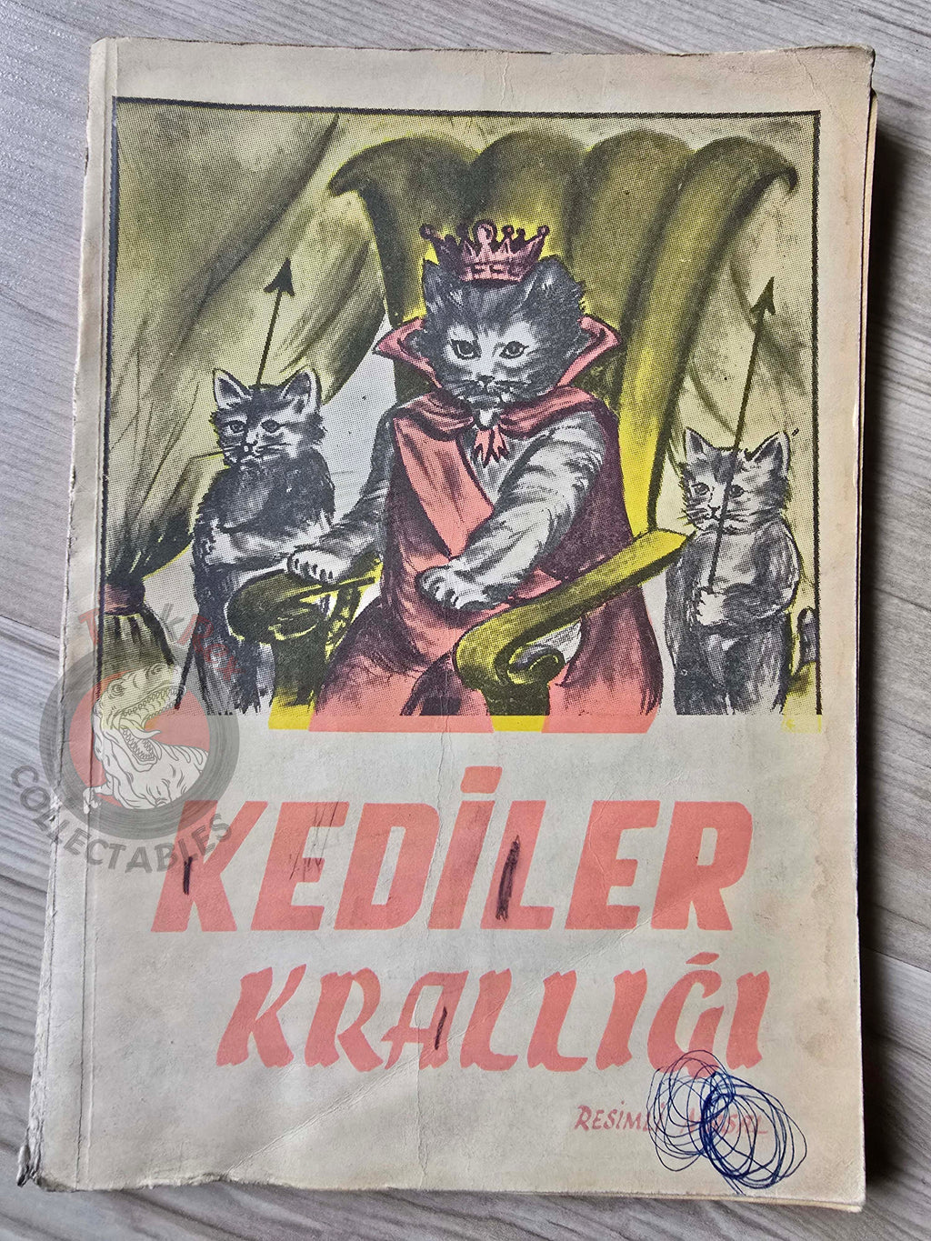Saadet Uğurer – Kingdom of Cats 1963 Turkish Book Turkey Illustrated