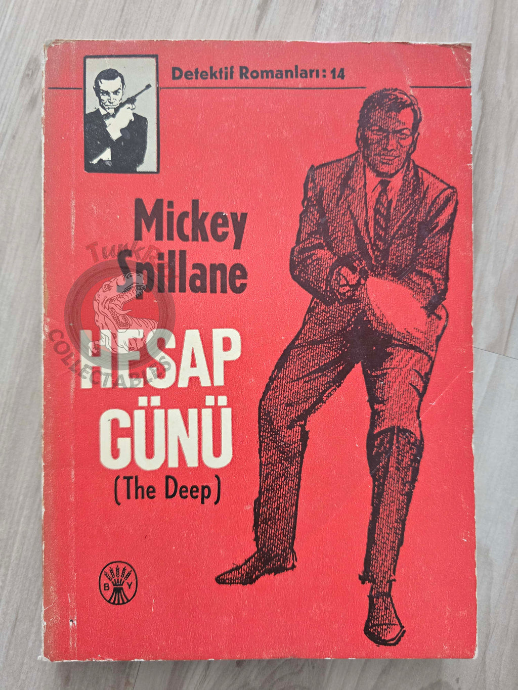 Mickey Spillane – The Deep 1966 1st Turkish Book Turkey