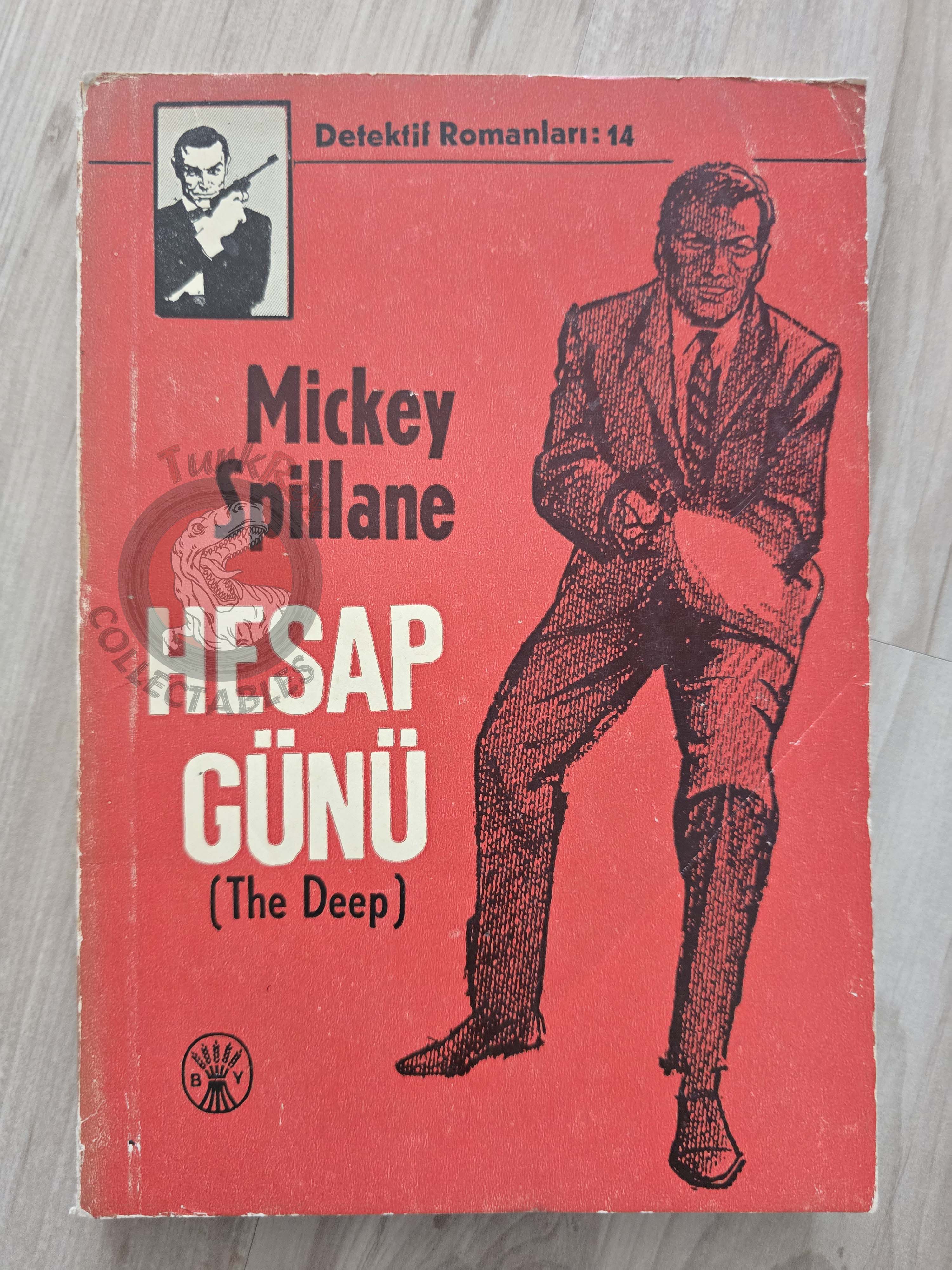 Mickey Spillane – The Deep 1966 1st Turkish Book Turkey