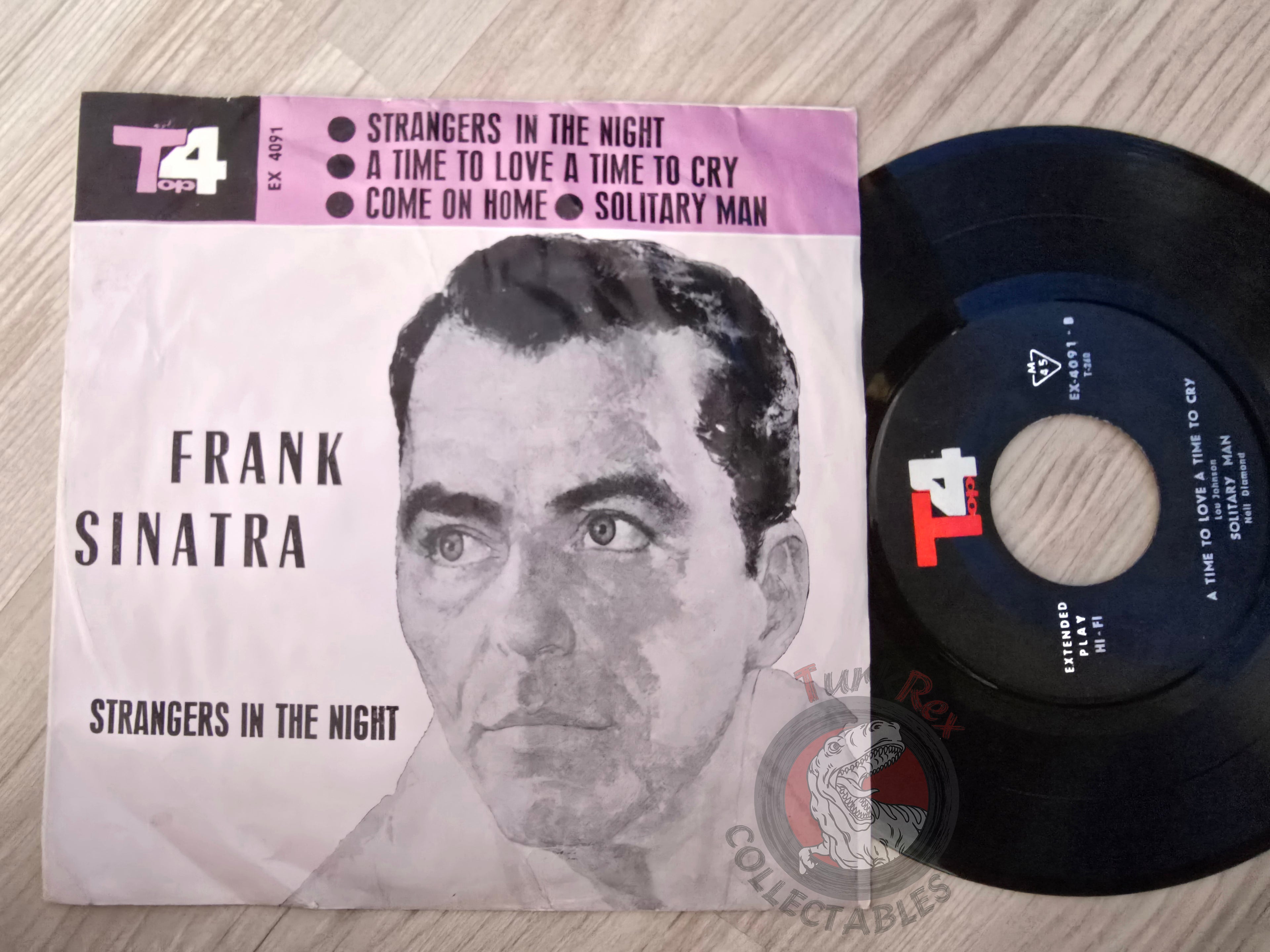 Frank Sinatra / Wayne Fontana / Lou Johnson / Neil Diamond 7" Iran Pressing Vinyl Iranian Edition