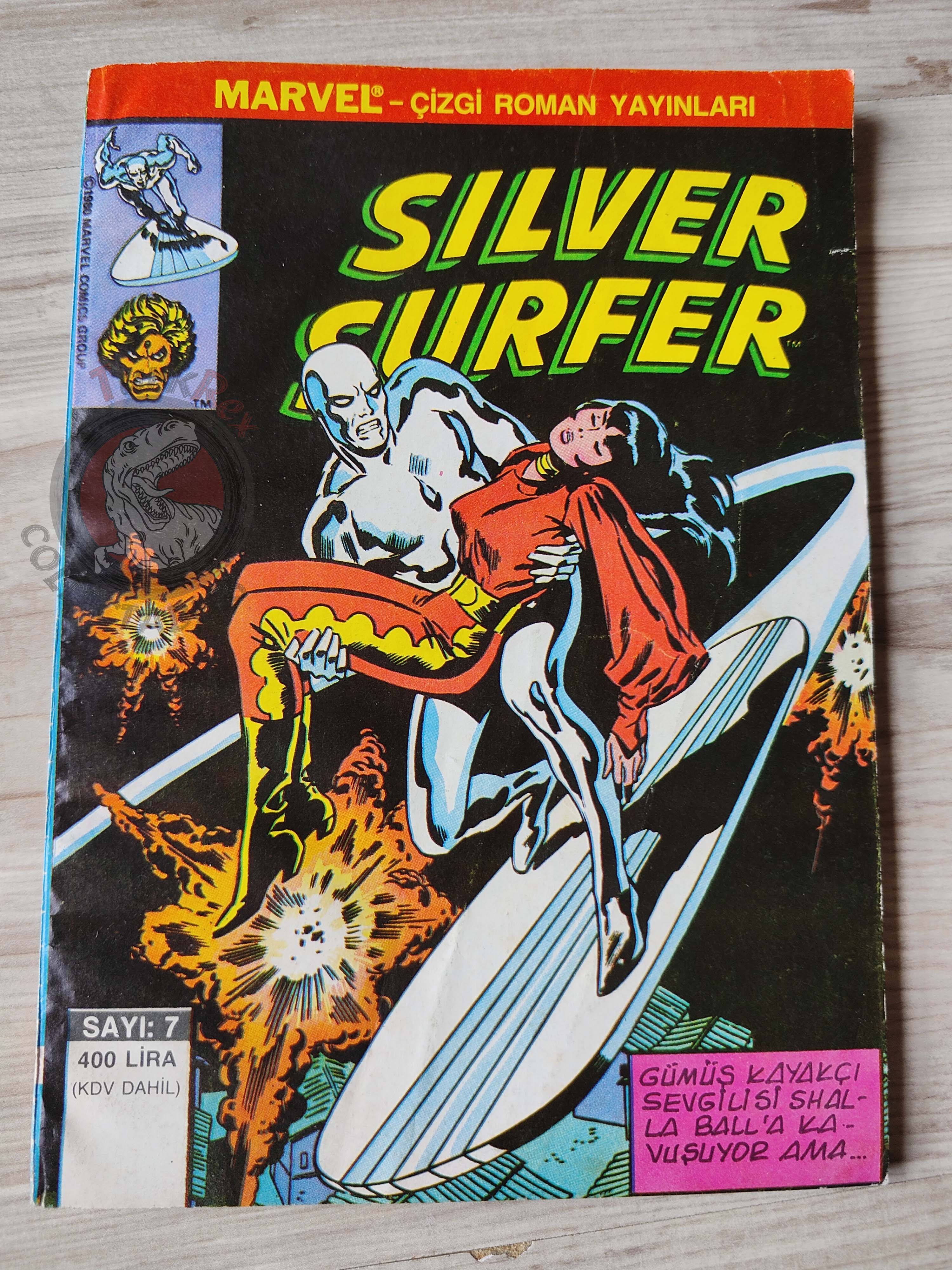 Silver Surfer #7 1988 Turkish Comic Turkey #11 #12 #13 Fantasy Masterpieces #11