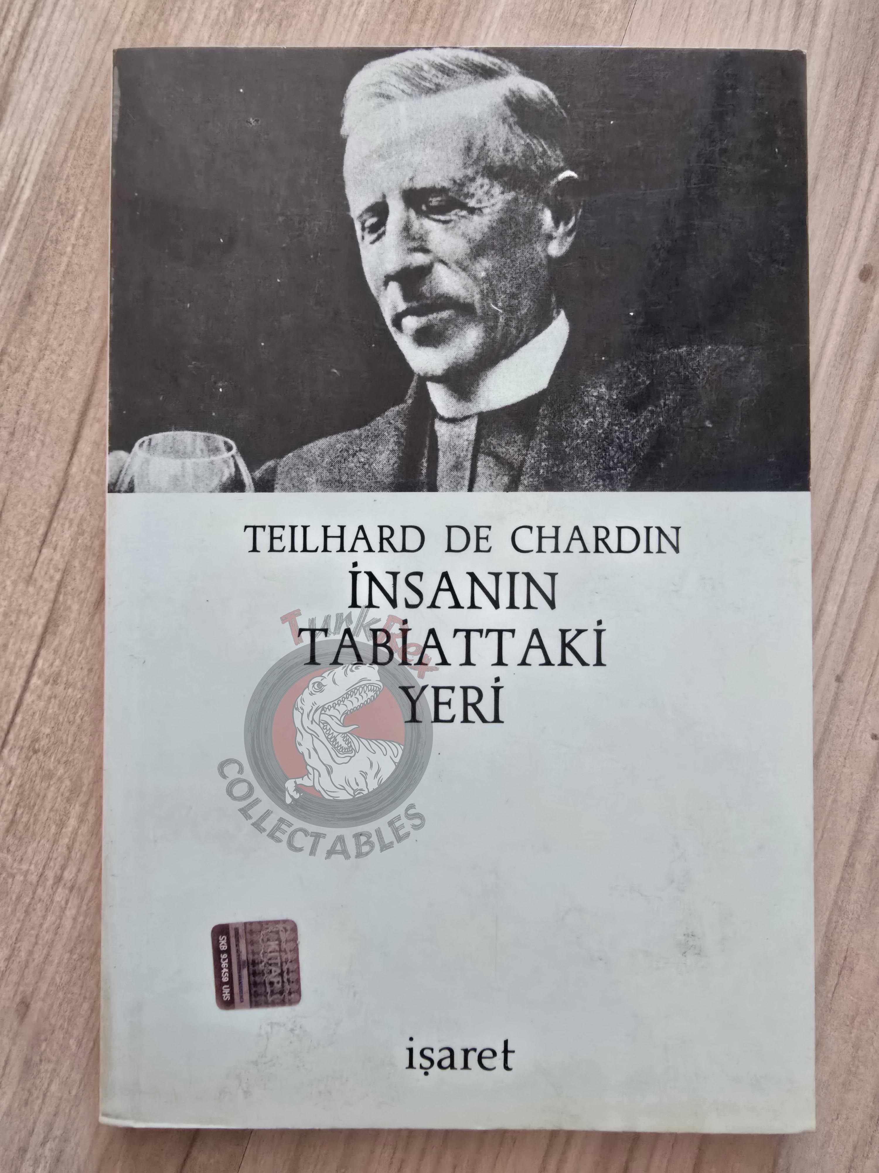 Pierre Teilhard de Chardin – Man's Place in Nature 1990 Turkish Book Turkey