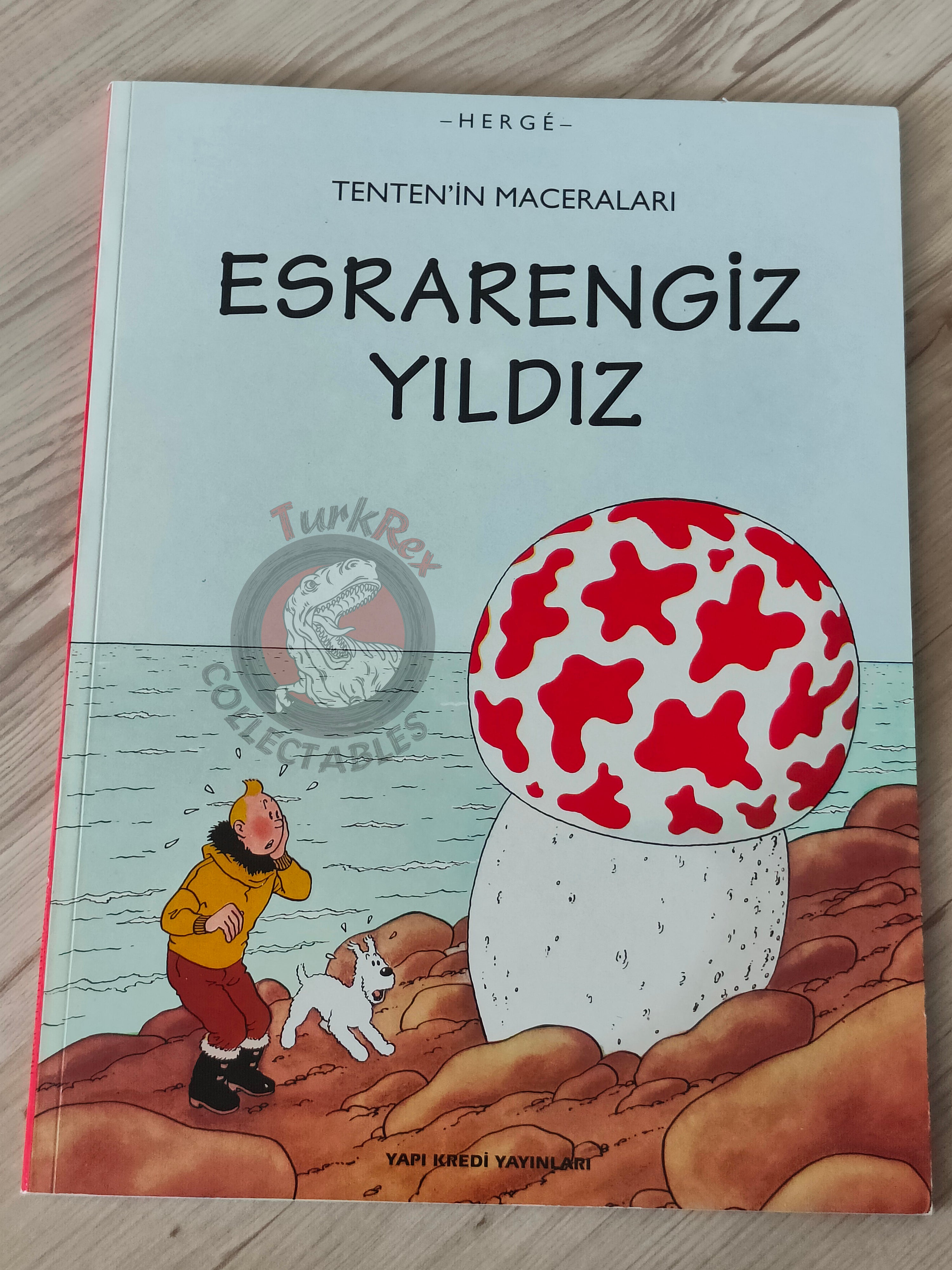Tintin – The Shooting Star 1998 Turkish Edition Comic Turkey 2nd YKY